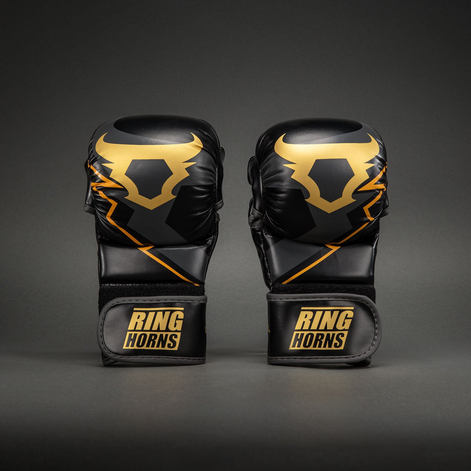 Gants de Sparring Ringhorns Charger by Venum – Noir/Or - product-type_Gants de Sparring