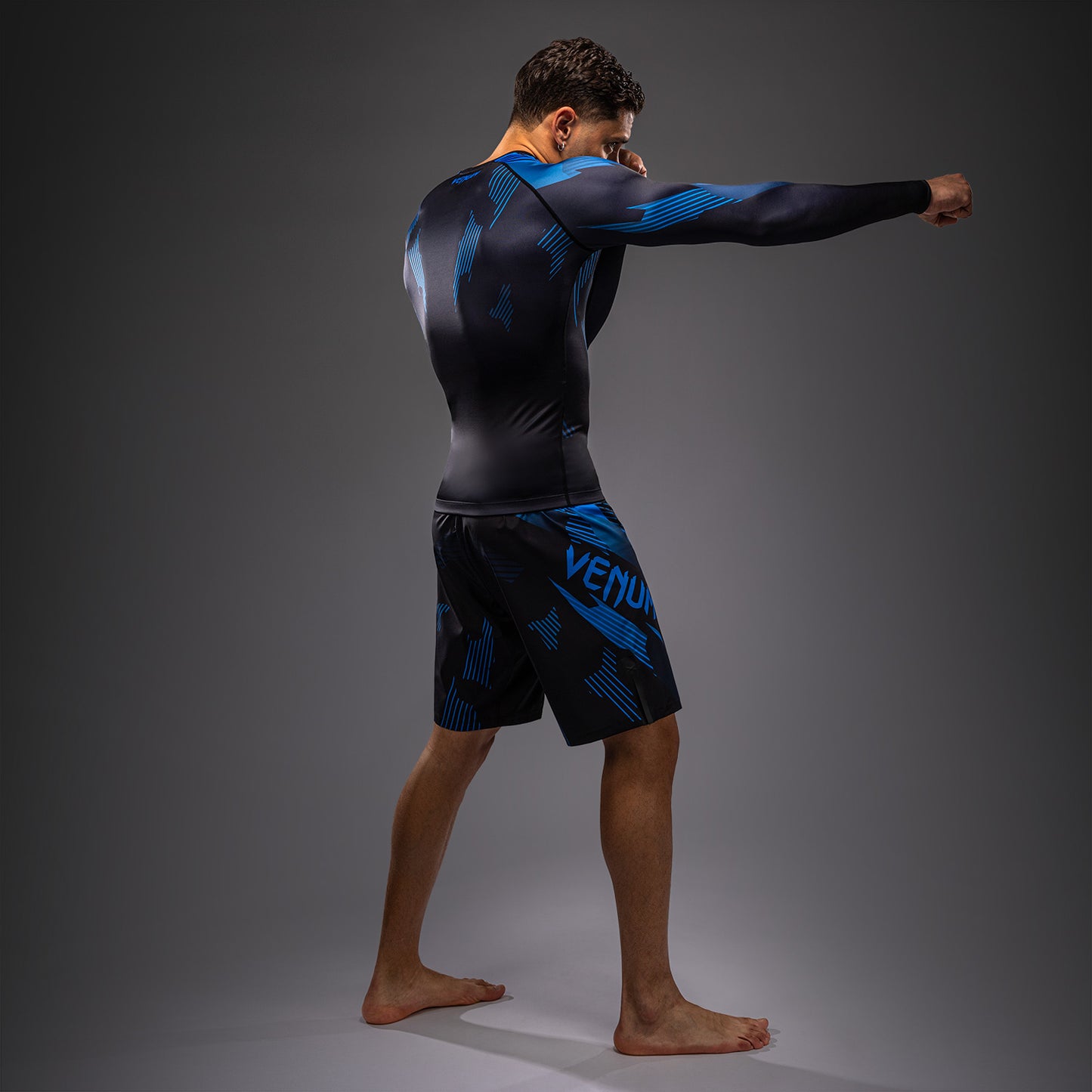 Rashguard à Manches Longues Venum No-Gi 6.0 - Noir/Bleu
