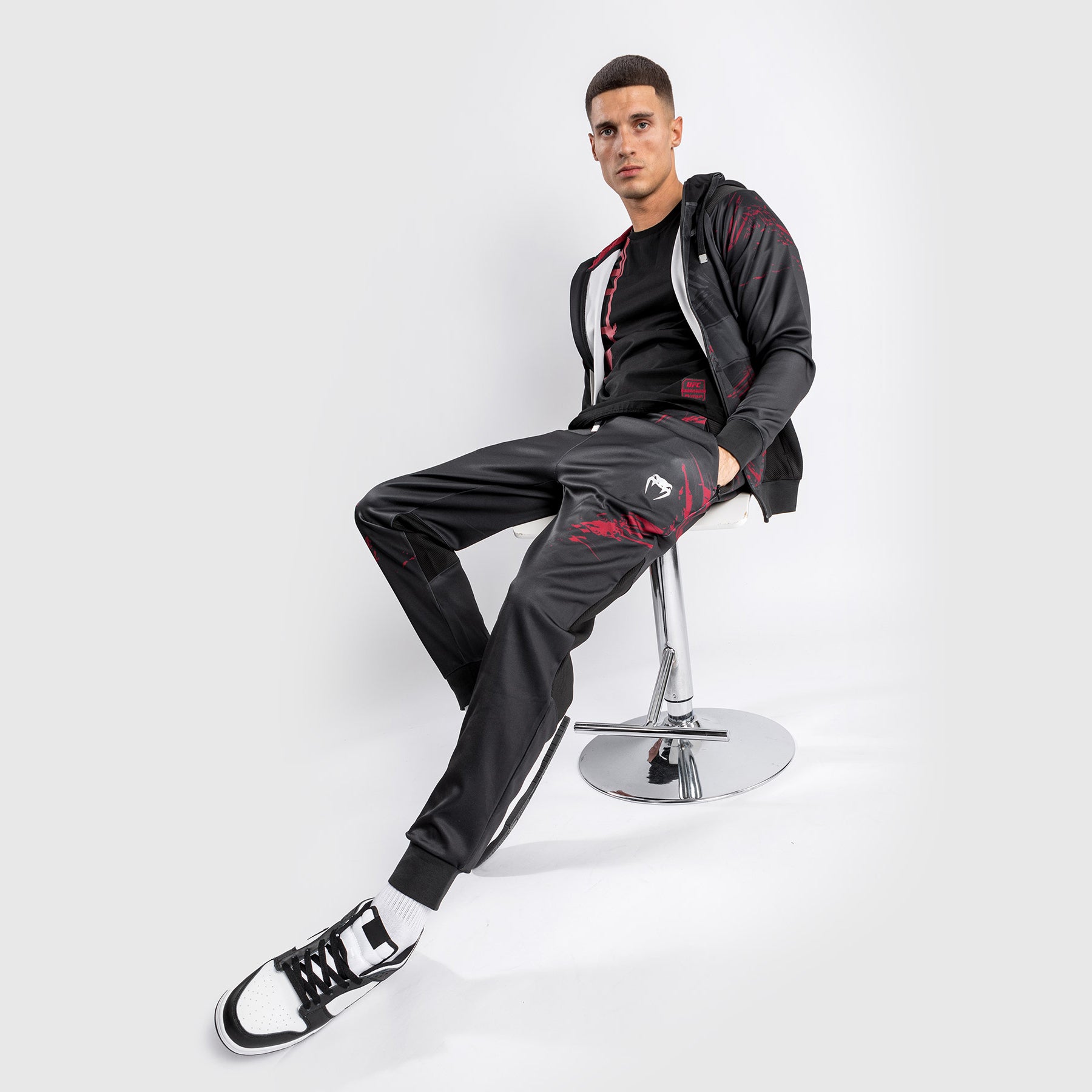 Veste à capuche pour Hommes UFC Venum Authentic Fight Week 2.0 - Noir/Rouge - product-type_Vestes