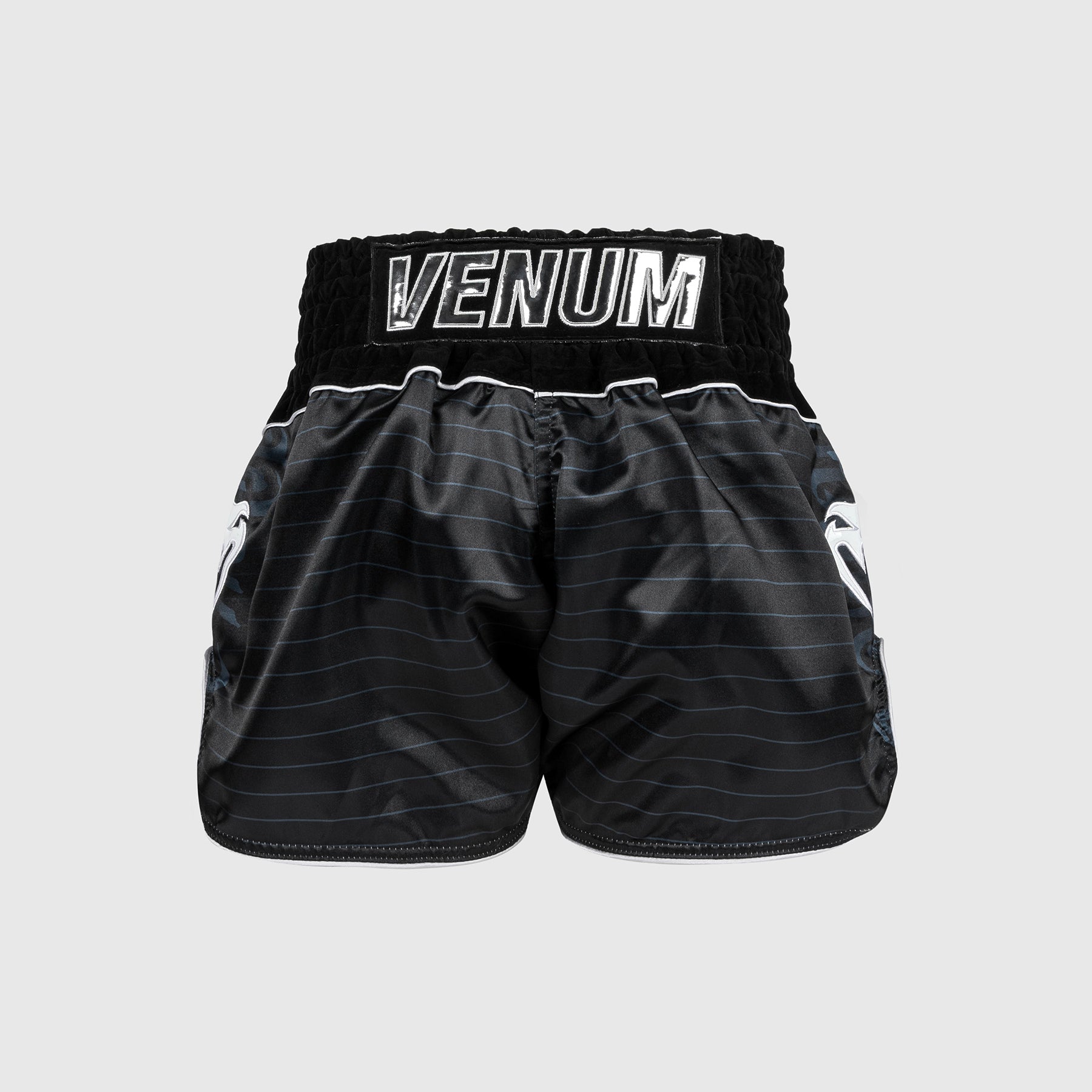 Short de Muay Thai Venum Attack - Noir/Argent - product-type_Shorts de Muay Thai