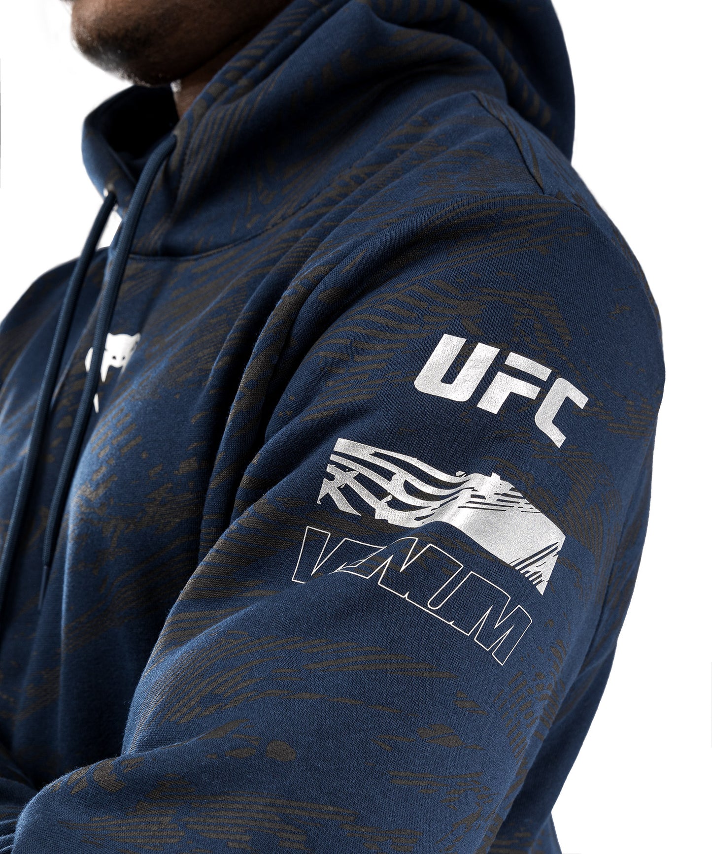Sweatshirt à Capuche pour Hommes UFC Fusion by Venum Fight Week - Bleu Océanique - product-type_Sweatshirts