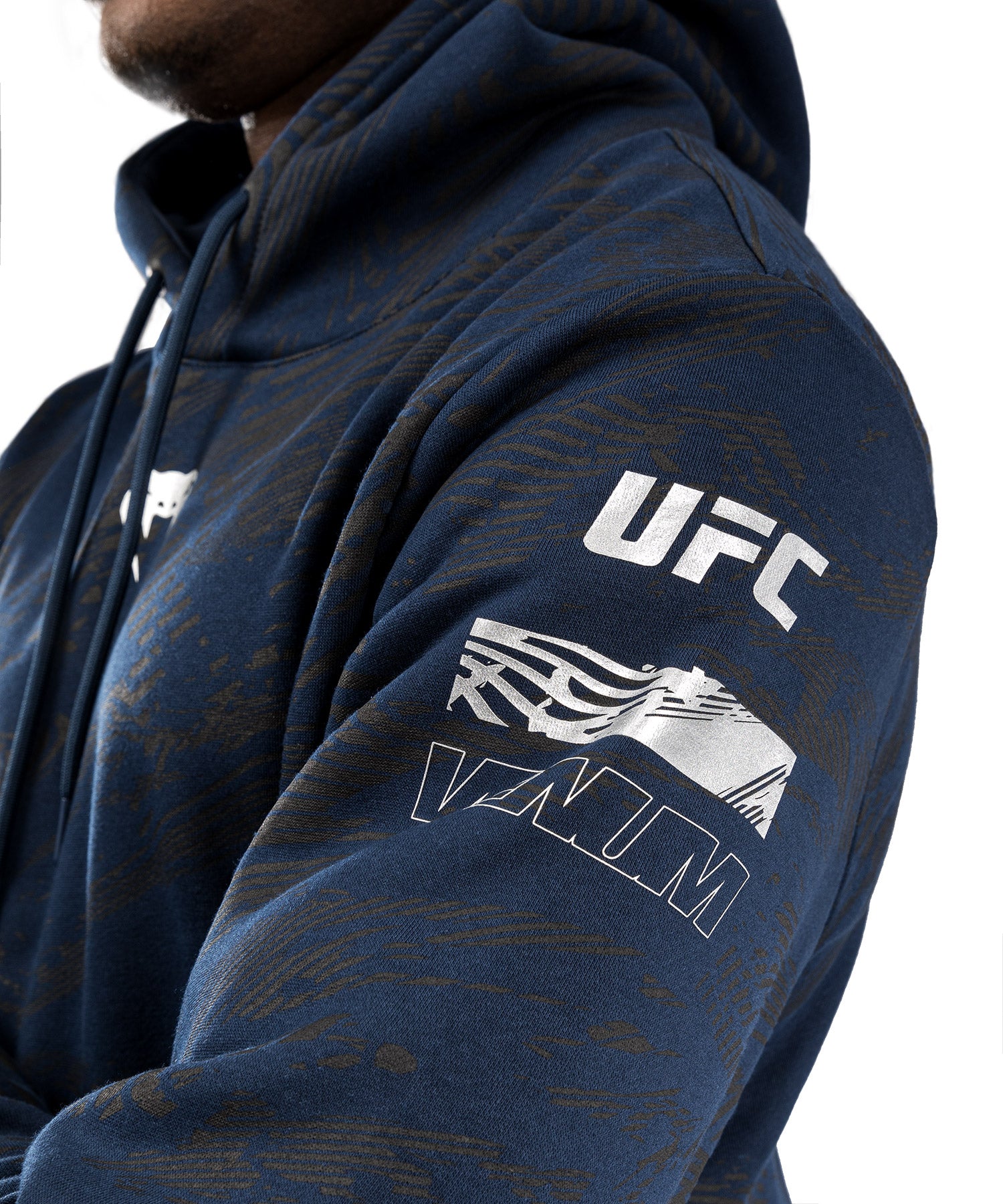 Sweatshirt à Capuche pour Hommes UFC Fusion by Venum Fight Week - Bleu Océanique - product-type_Sweatshirts