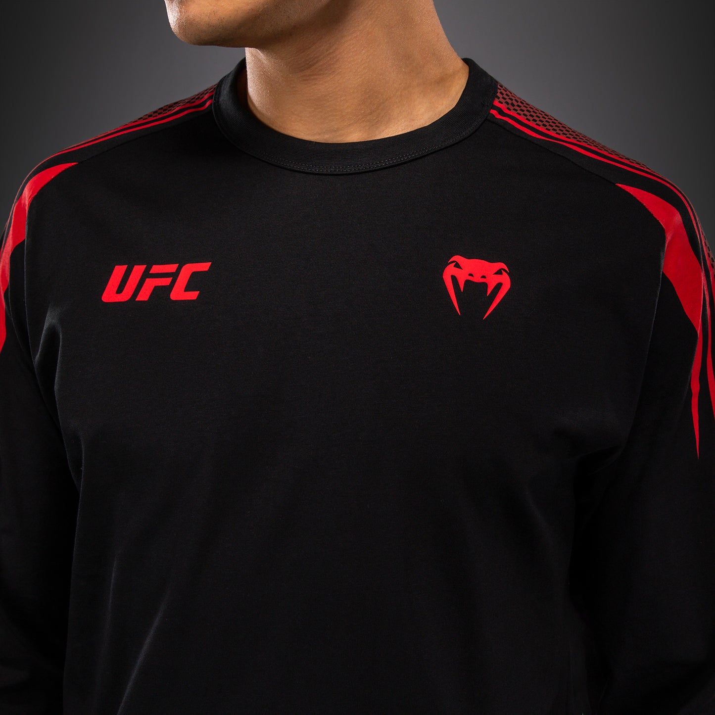 T-shirt à Manches Longues pour Homme Venum UFC Unity by Venum Authentic Fight Week - Noir
