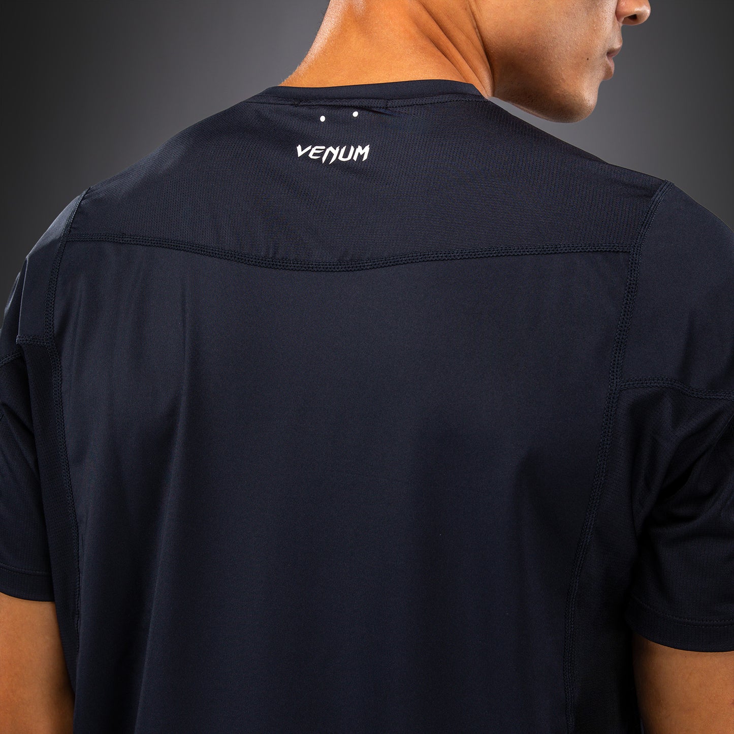 T-shirt Dry Tech Venum G-Core - Bleu Marine/Blanc
