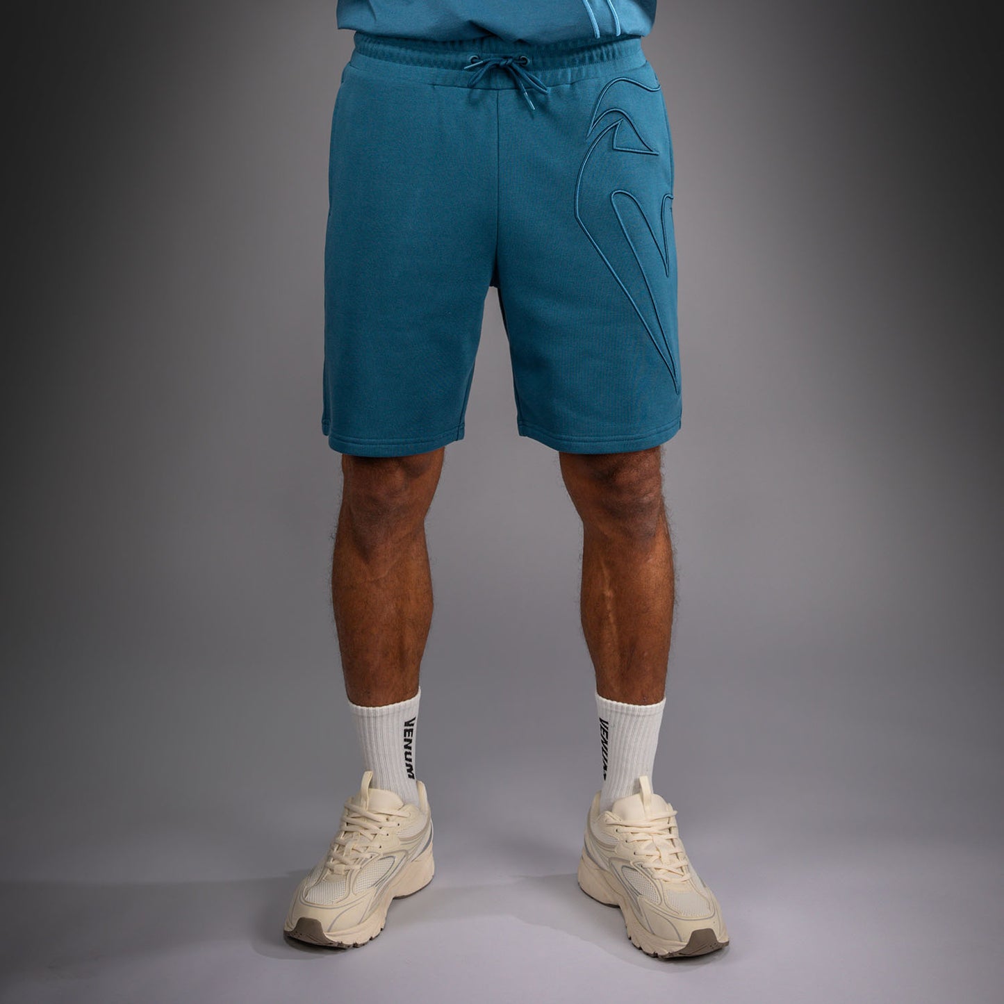 Short en Coton Venum Giant 3D - Bleu Océan