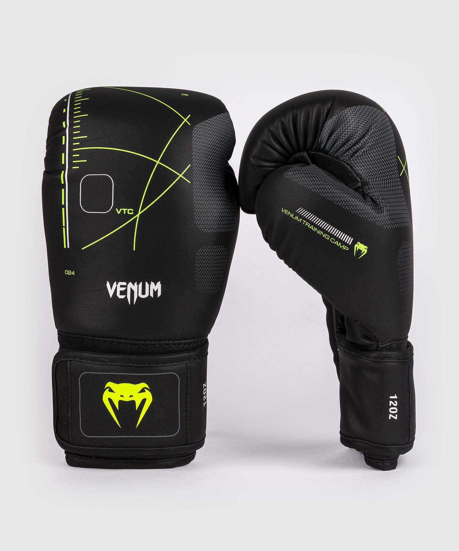Gants de boxe Venum Training Camp 4.0 - Noir/Vert fluo - product-type_Gants de boxe