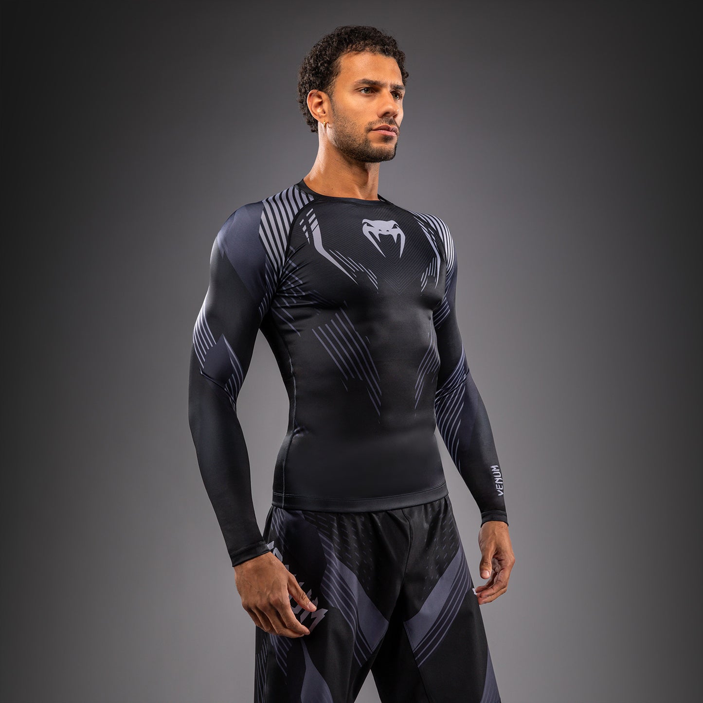 Rashguard à Manches Longues Venum No-Gi 6.0 - Noir/Gris