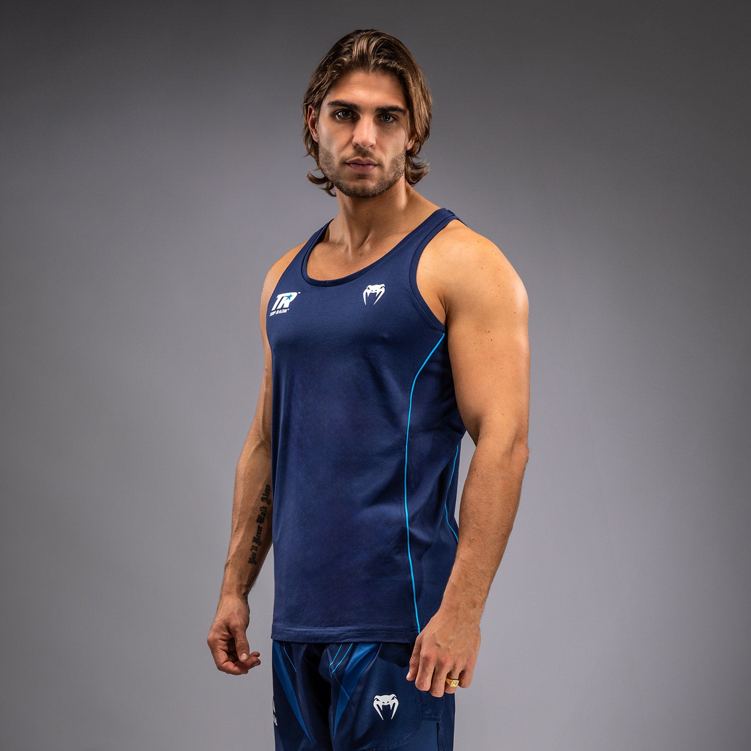 Débardeur Venum x Top Rank Original pour Hommes - Bleu Marine - product-type_Débardeurs