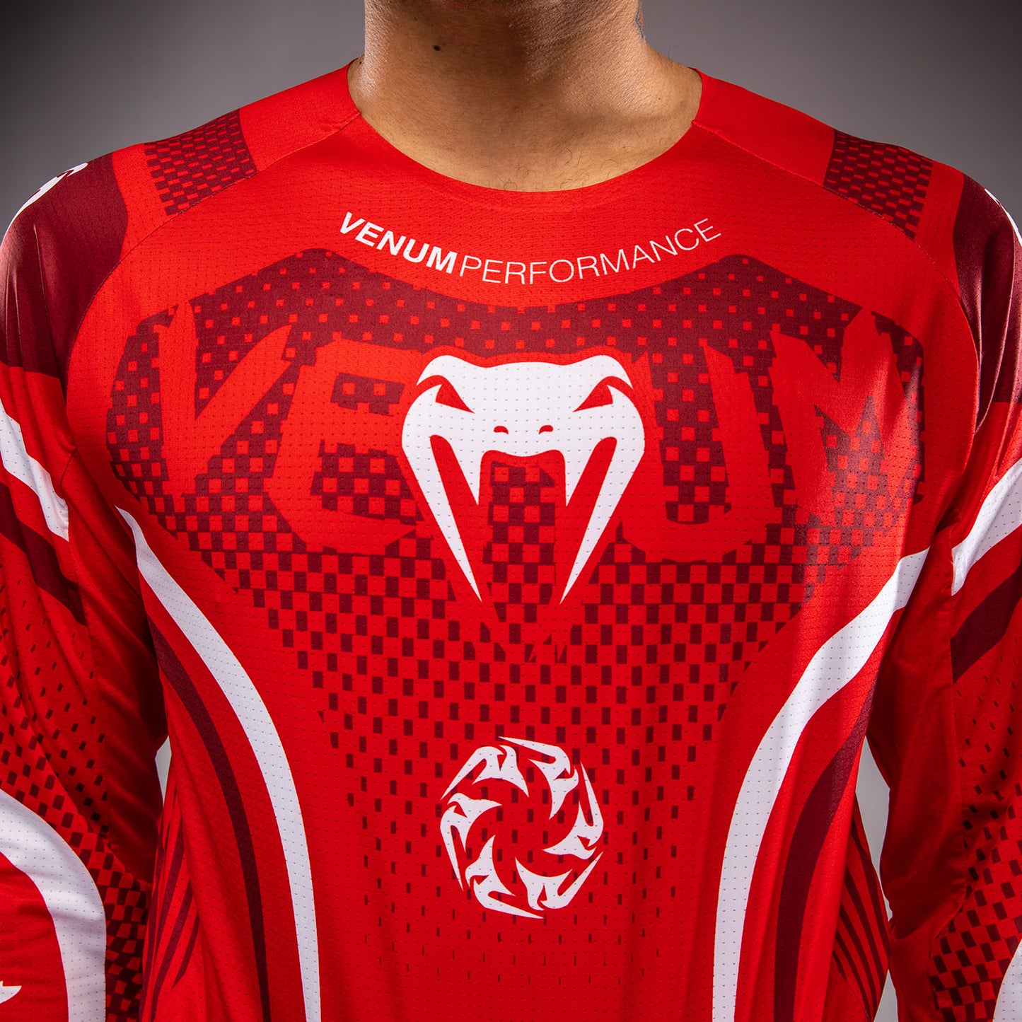 Maillot de Motorsports Venum MX Challenger - Rouge