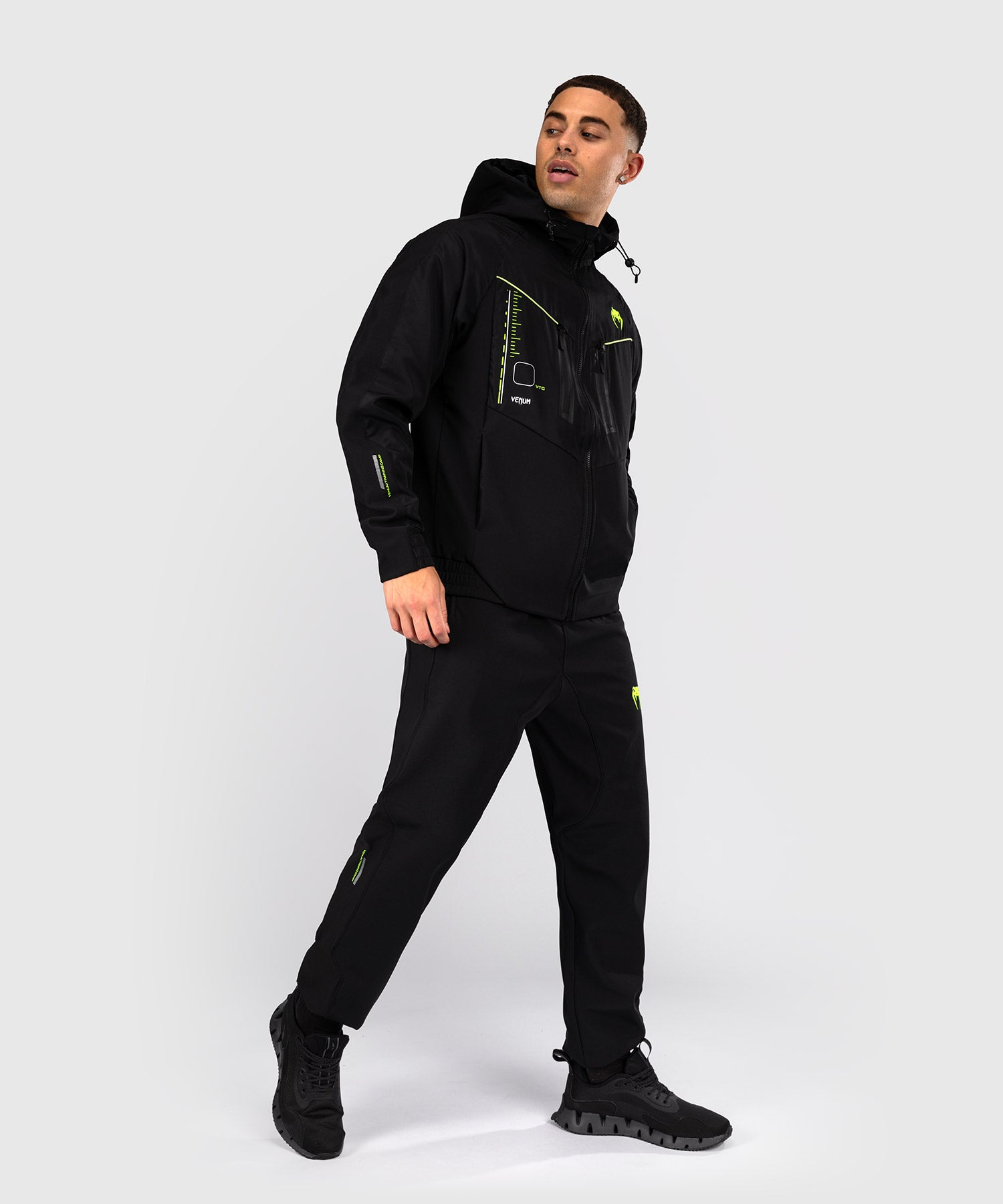 Veste de survêtement Venum Training Camp 4.0 - Noir/Vert Fluo - product-type_Vestes
