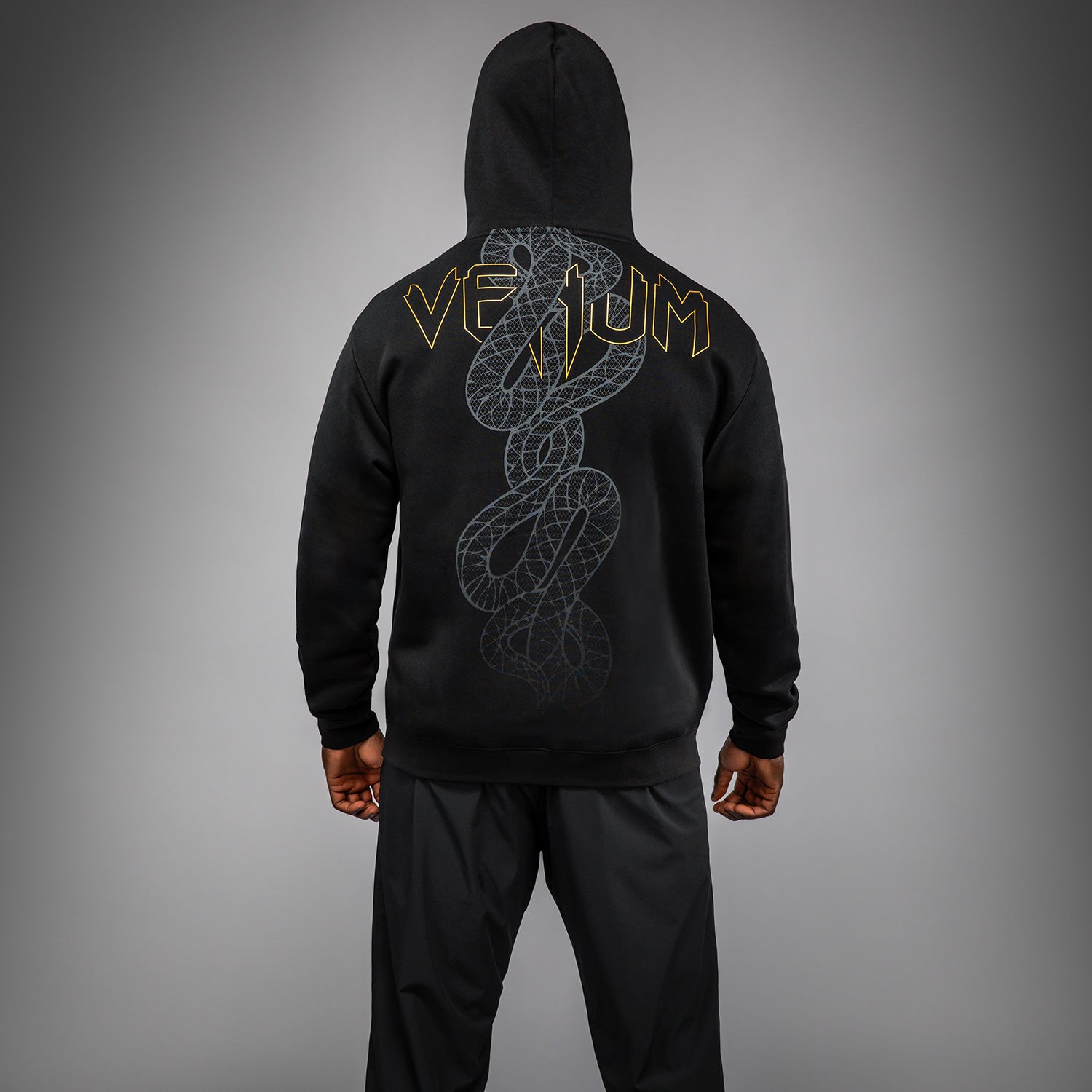 Sweat à Capuche Venum Serpenti – Noir/Argent/Or - product-type_Sweatshirts