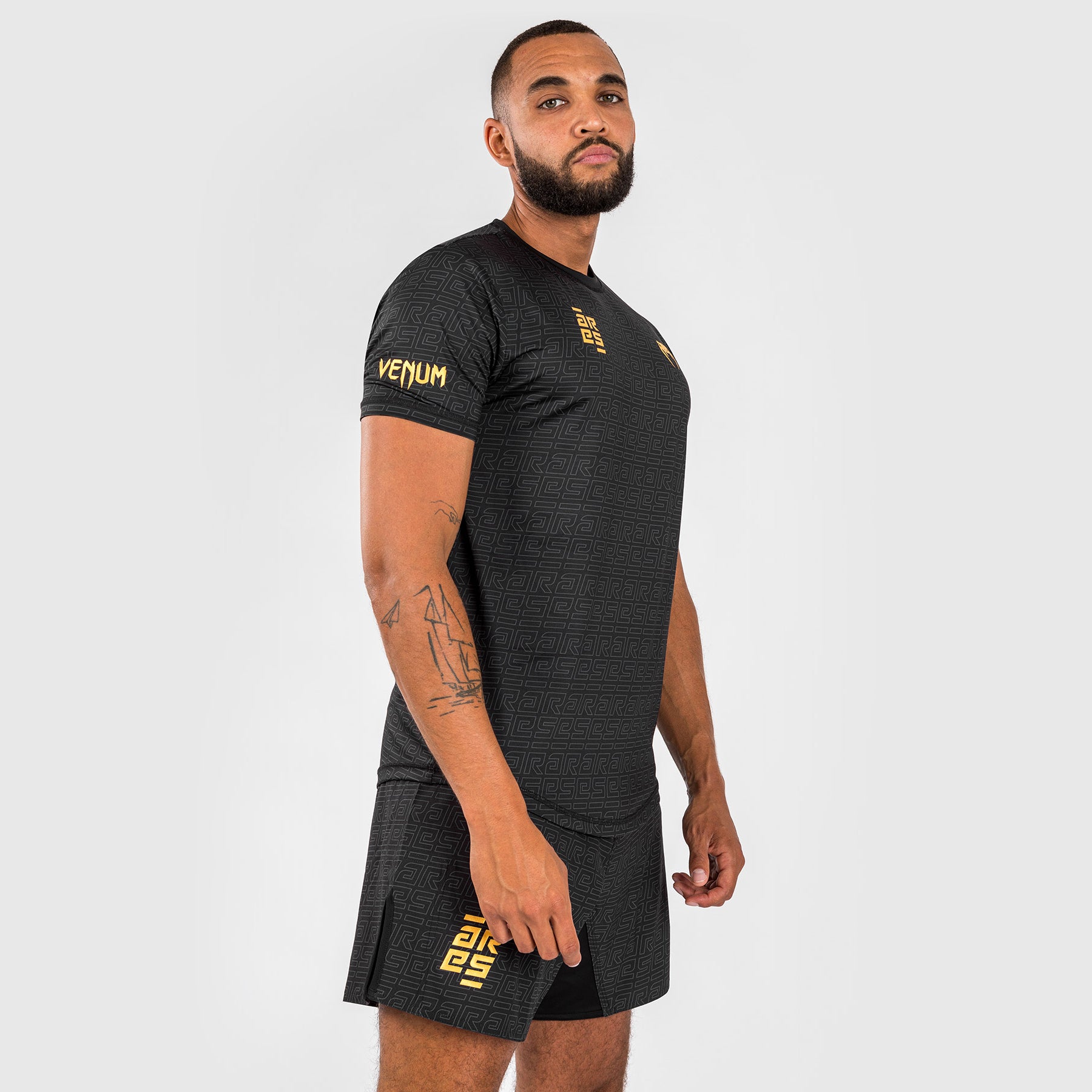 T-shirt Dry-tech pour Hommes Venum x Ares - Noir/Doré - product-type_T-Shirts Dry Tech