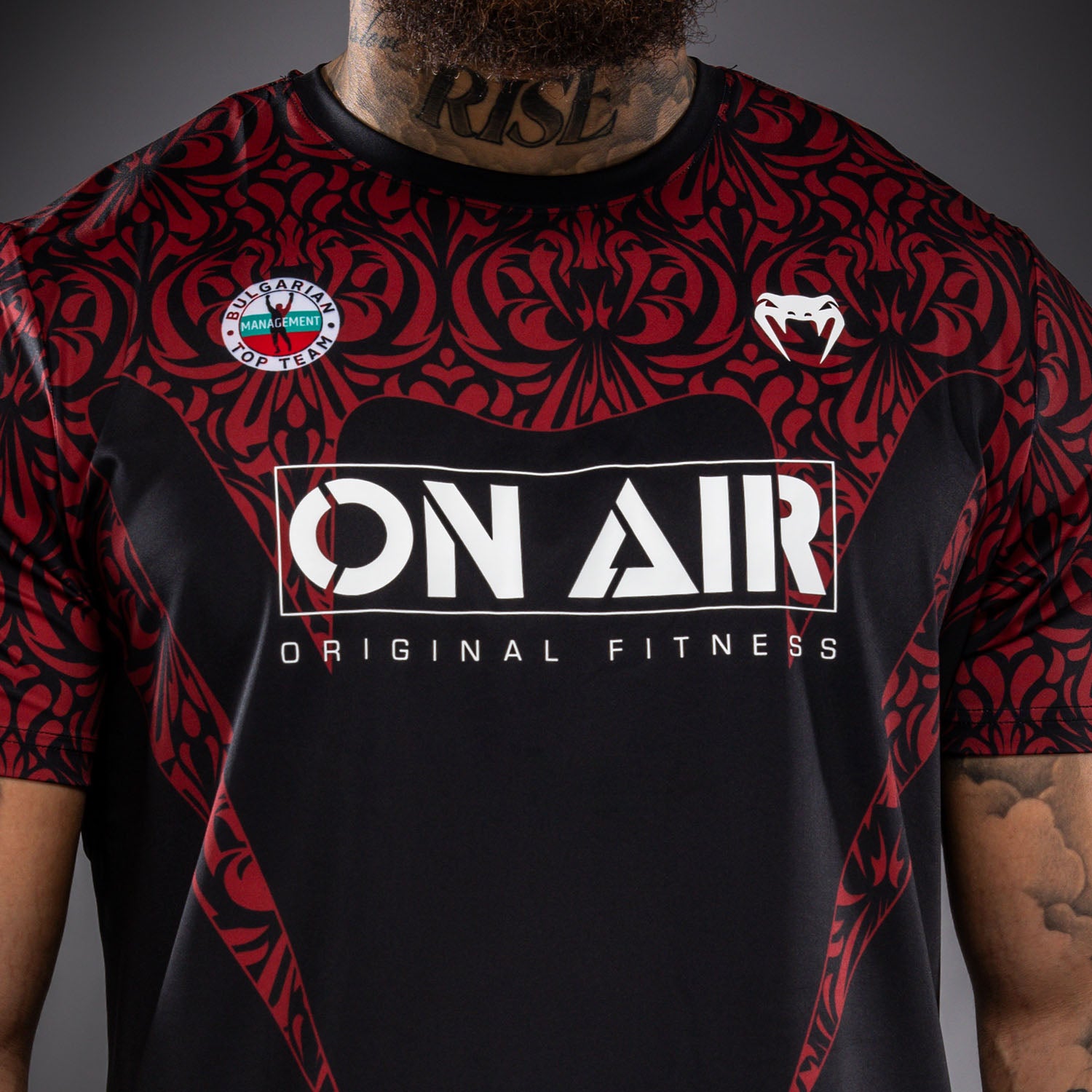 T-shirt Dry Tech Venum Bulgarian Top Team (BTT) – Noir/Rouge - product-type_T-Shirts Dry Tech