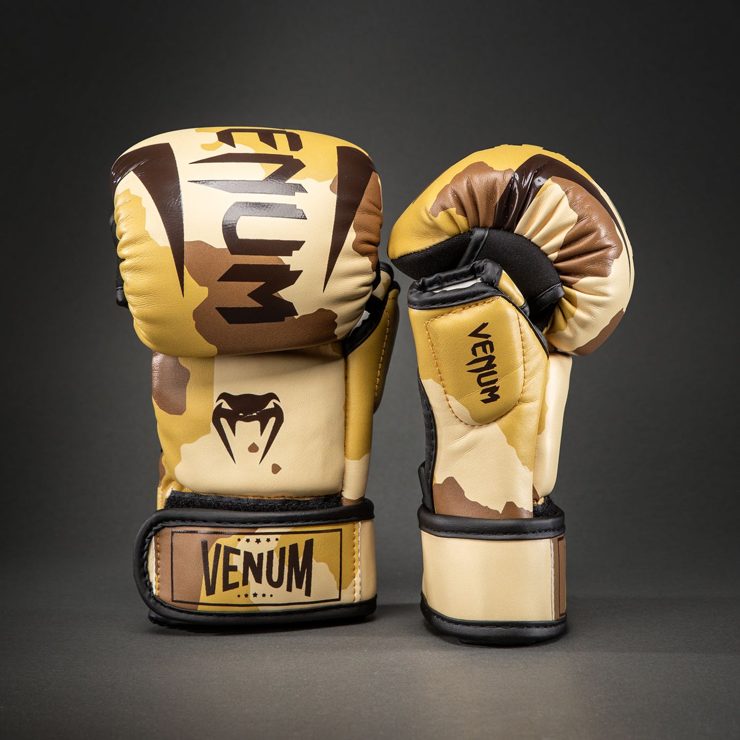 Gants de Sparring Venum Elite - Beige Clair/Marron