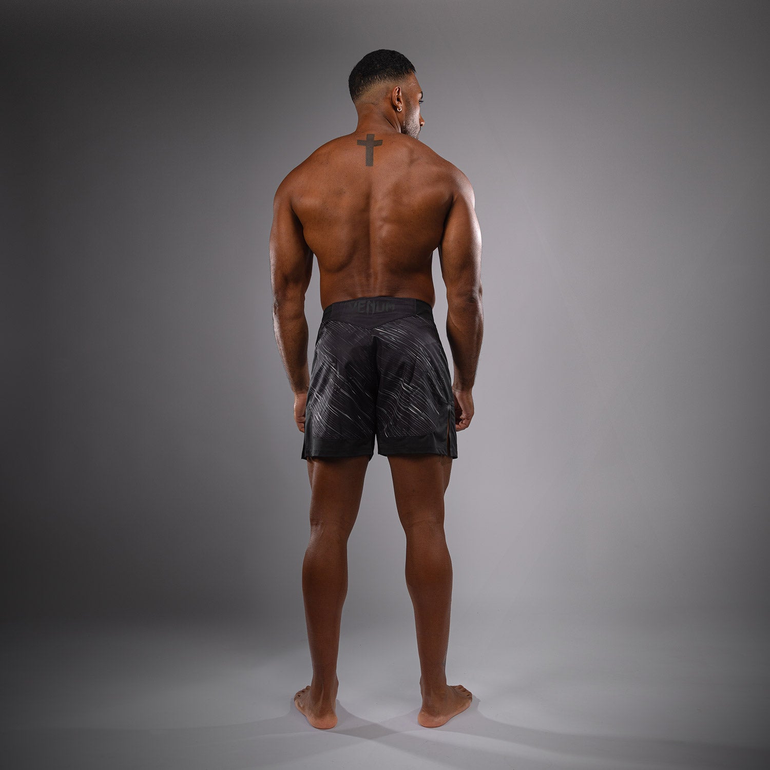 Short de Combat Venum Rapid Light - Noir/Gris Tempête - product-type_Shorts de MMA