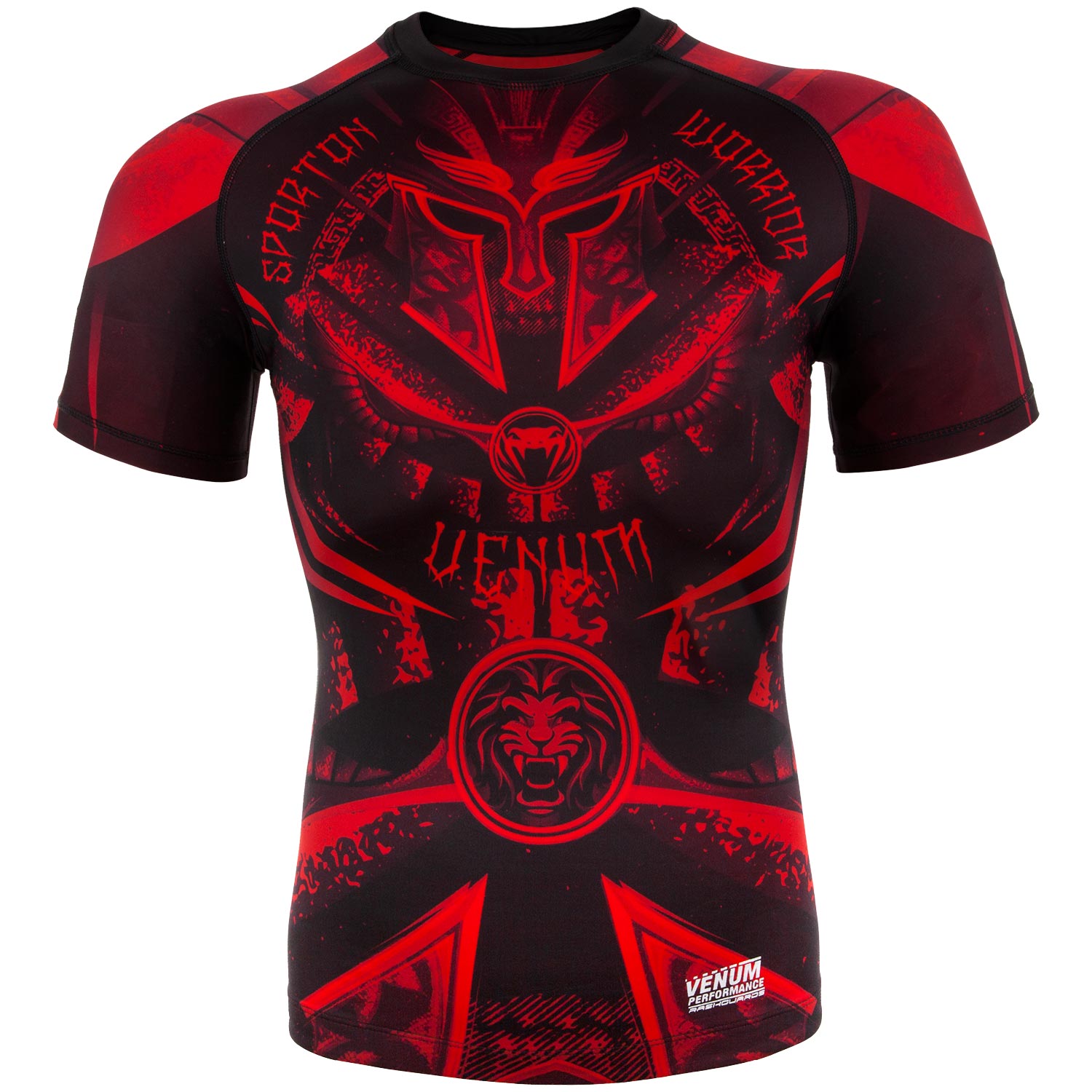 Rashguard Venum Gladiator 3.0 - Red Devil - Manches courtes - Venum France