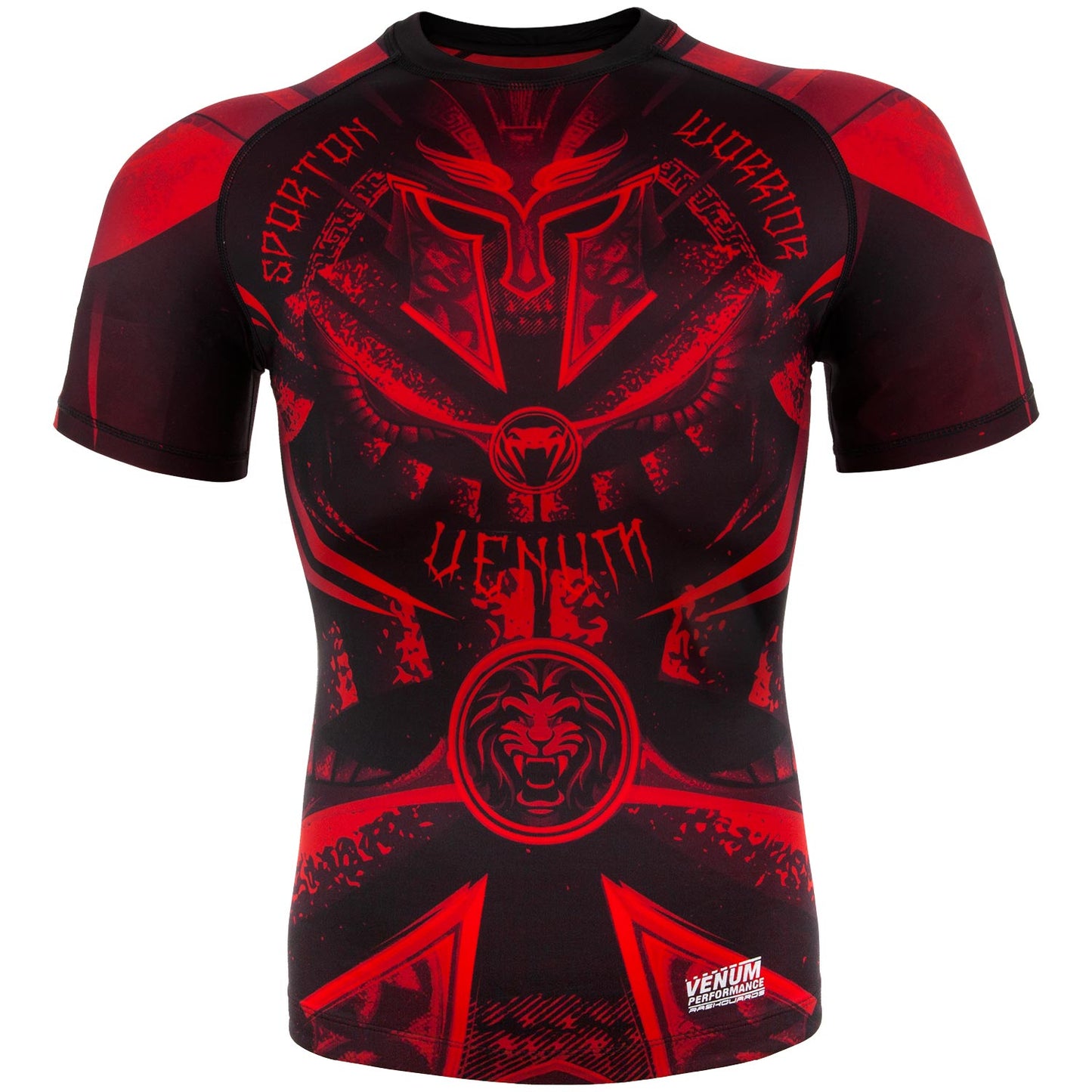 Rashguard Venum Gladiator 3.0 - Red Devil - Manches courtes - product-type_T-Shirts de Compression