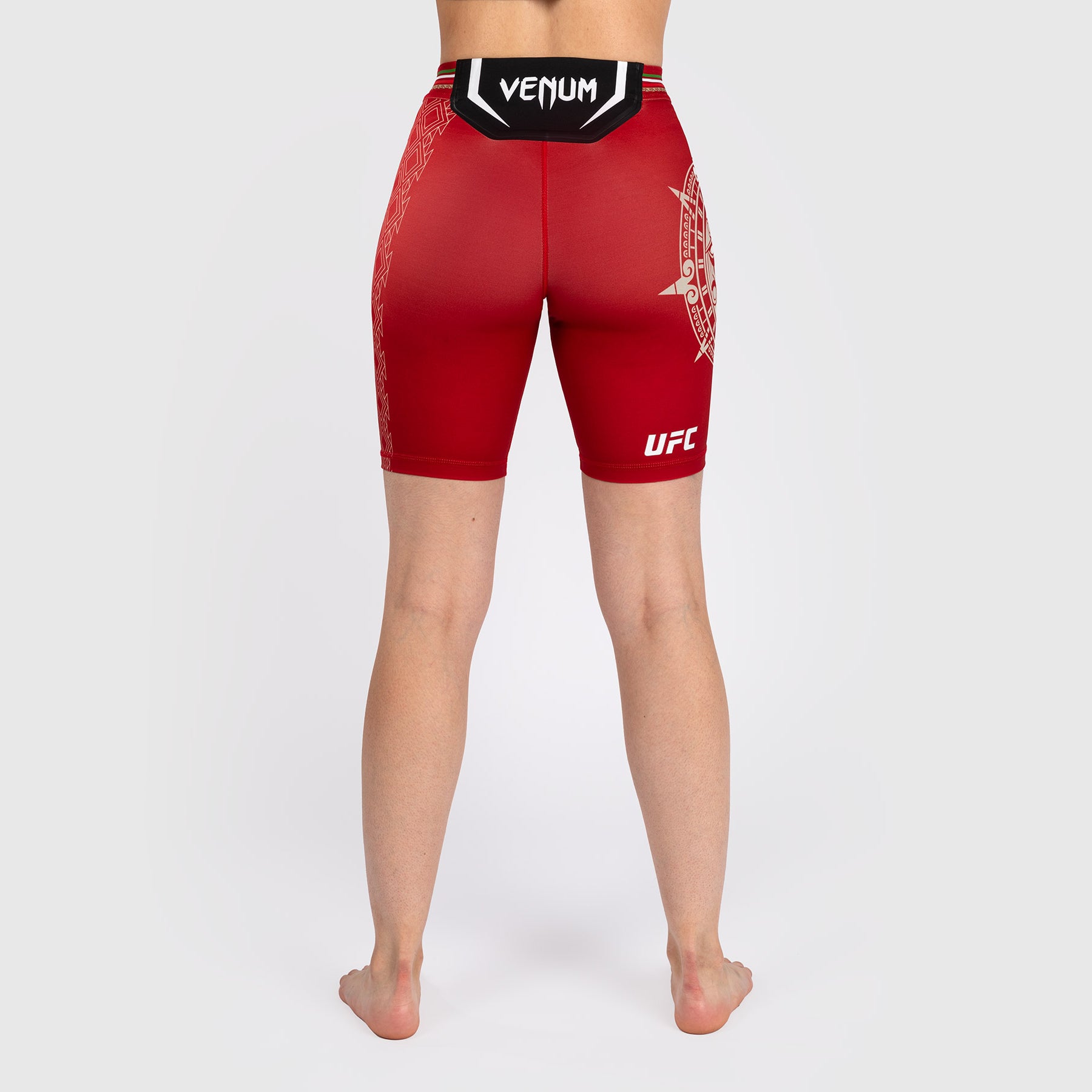 Noche UFC by Venum Authentic Fight Night Short de compression pour Femmes - Coupe Longue - Rouge - product-type_Shorts de compression