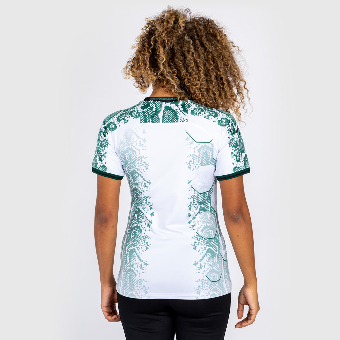 T-shirt Technique pour Femme UFC Adrenaline by Venum Authentic Fight Night - Emerald Edition - Vert/Blanc - product-type_T-Shirts Dry Tech