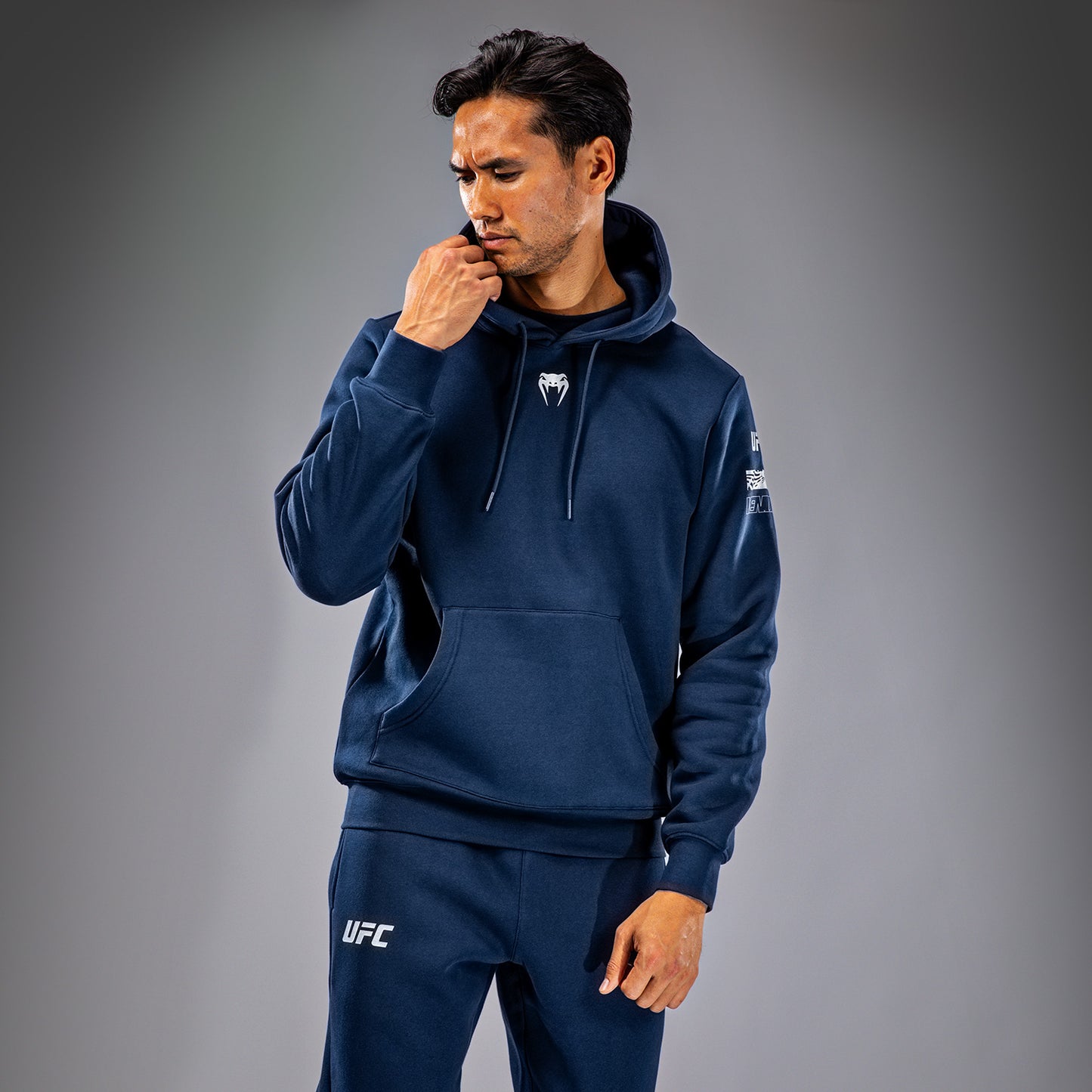 Sweatshirt à Capuche pour Hommes UFC Fusion by Venum Fight Week - Bleu Océanique - product-type_Sweatshirts