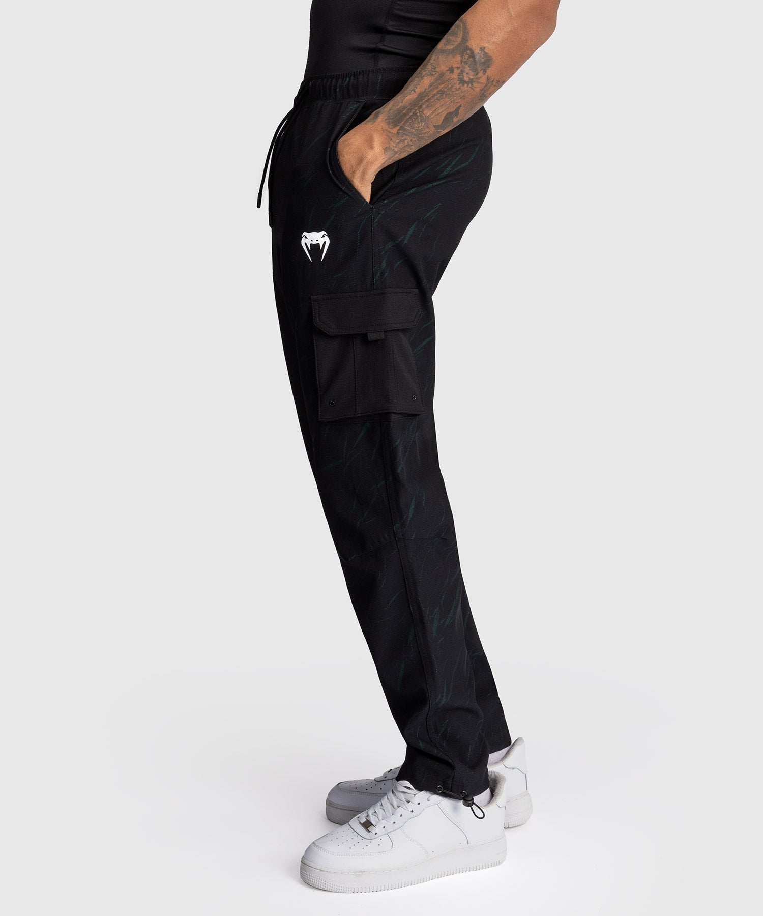 Jogging pour Hommes Venum Trooper - Noir/Vert - product-type_Pantalons de jogging