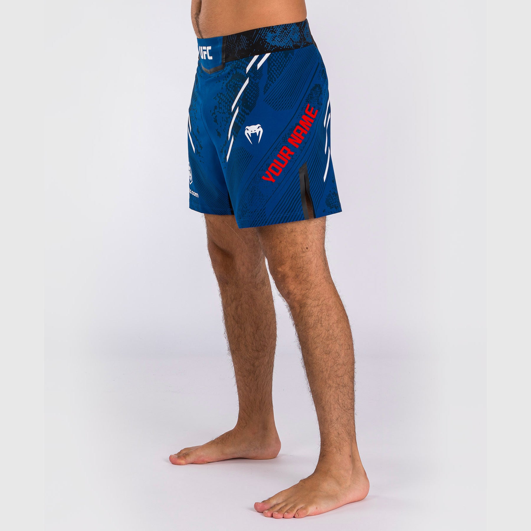 Short de combat personnalisé Coupe courte pour Hommes UFC Adrenaline by Venum Authentic Fight Night – Bleu - product-type_Shorts de MMA