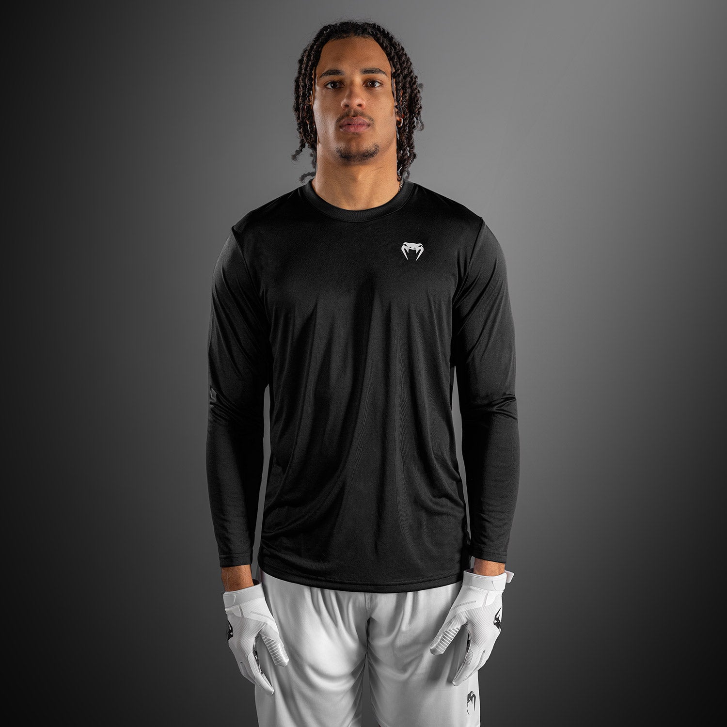 T-shirt à manches Longues Venum Lineup Performance - Noir/Blanc - product-type_T-Shirts Dry Tech