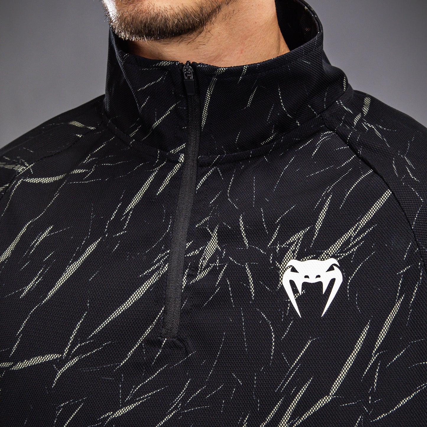 Veste de Survêtement Pour Hommes Venum Trooper - Noir/Beige - product-type_Sweatshirts