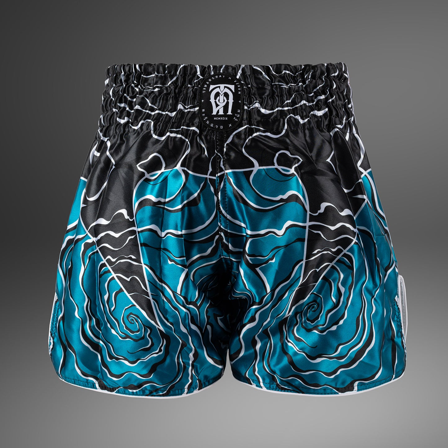 Short de Muay Thaï Venum x Tawanchay – Bleu/Blanc