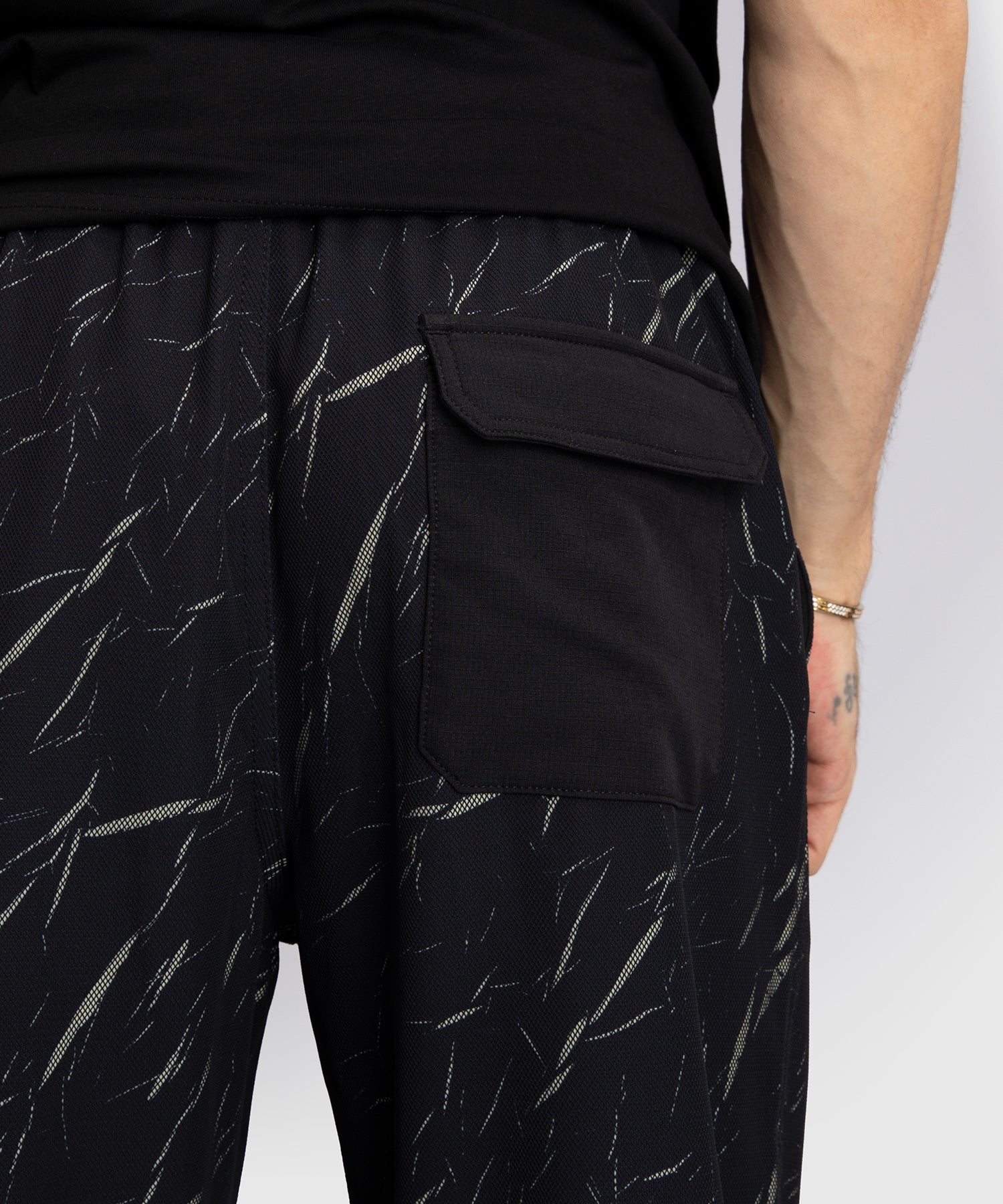 Jogging pour Hommes Venum Trooper - Noir/Beige - product-type_Pantalons de jogging
