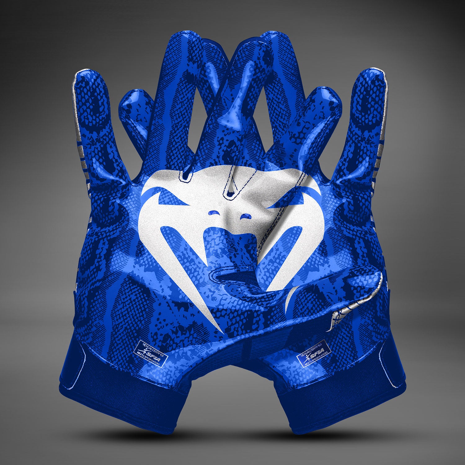 Gants de Football Venum Elite - Bleu Royal/Argent - product-type_Football Gloves