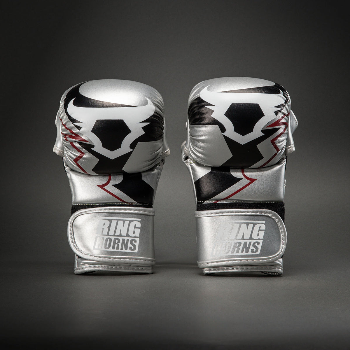Gants de sparring MMA Ringhorns Charger by Venum - Argent/Noir - product-type_Gants de Sparring