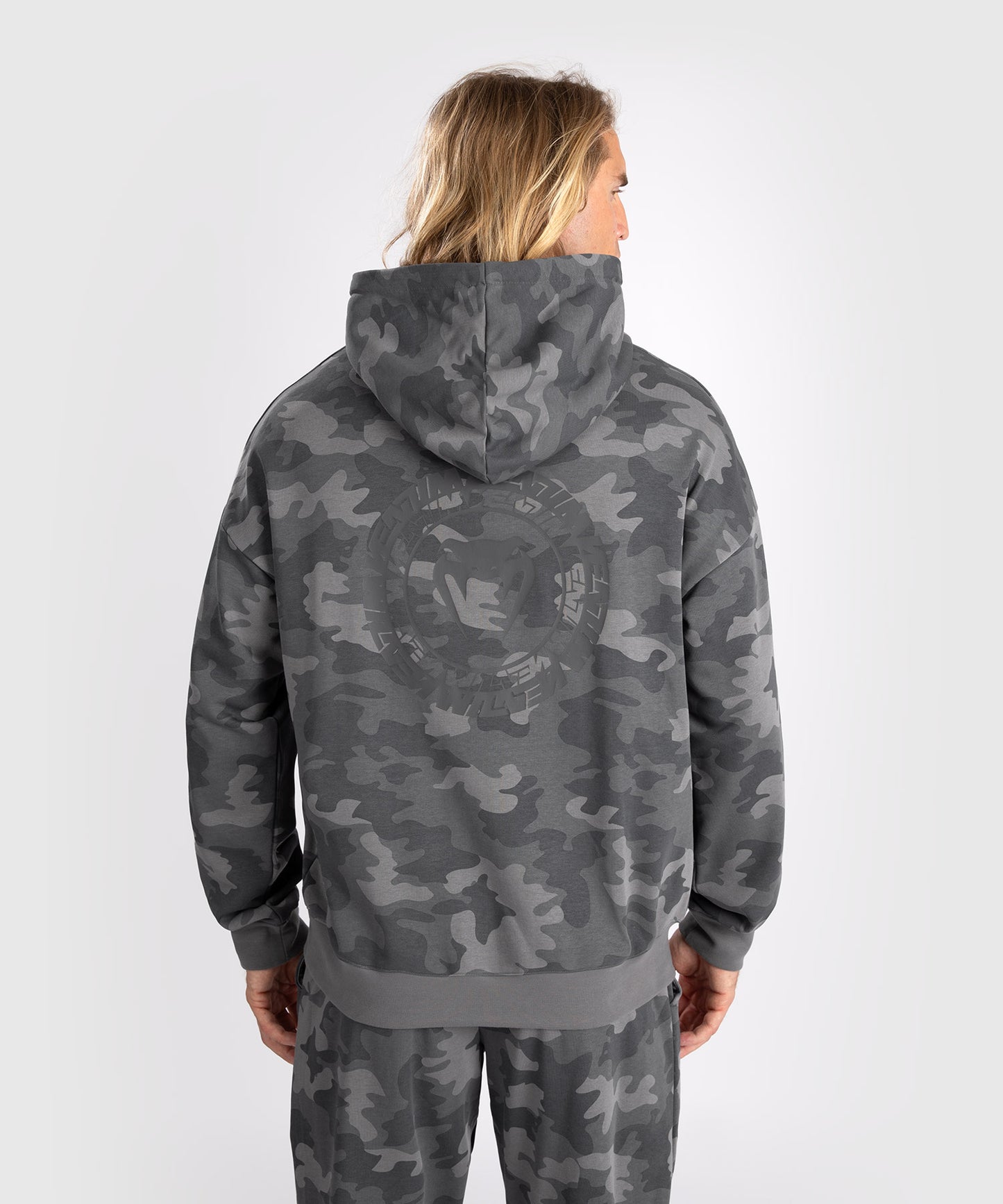 Sweat À Capuche pour Hommes Venum Vortex XL - Camouflage Anthracite - product-type_Sweatshirts