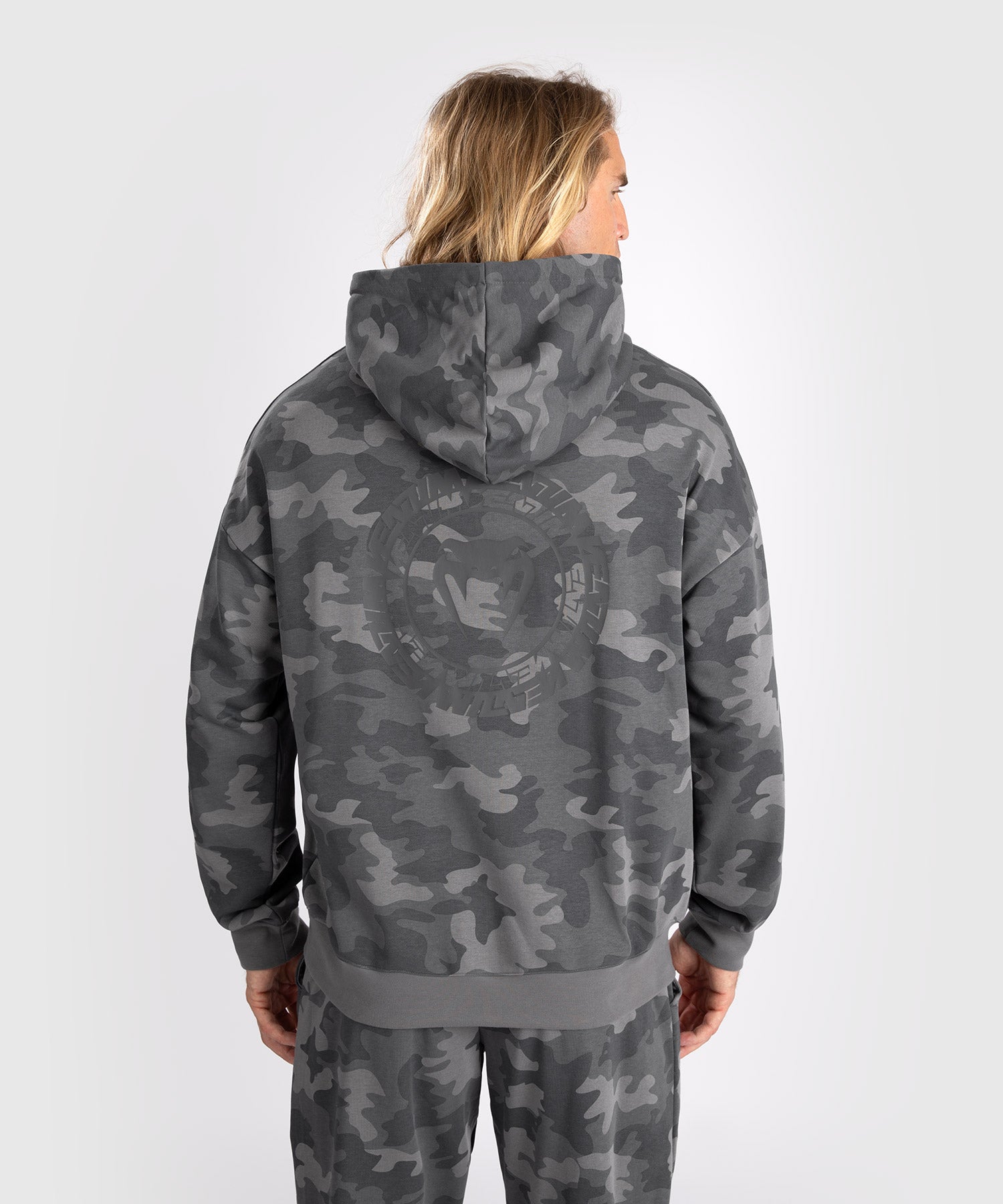 Sweat À Capuche pour Hommes Venum Vortex XL - Camouflage Anthracite - product-type_Sweatshirts
