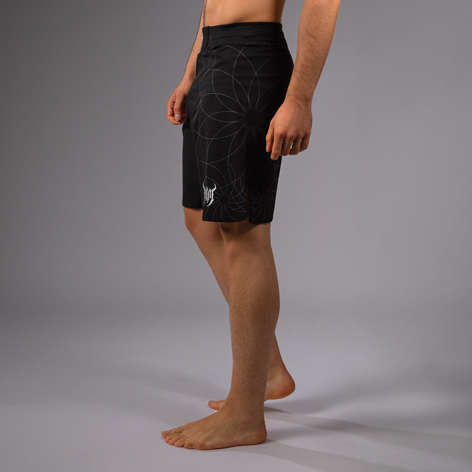 Short de combat Venum Gladiator 5.0 - Noir/Argent - product-type_Shorts de MMA