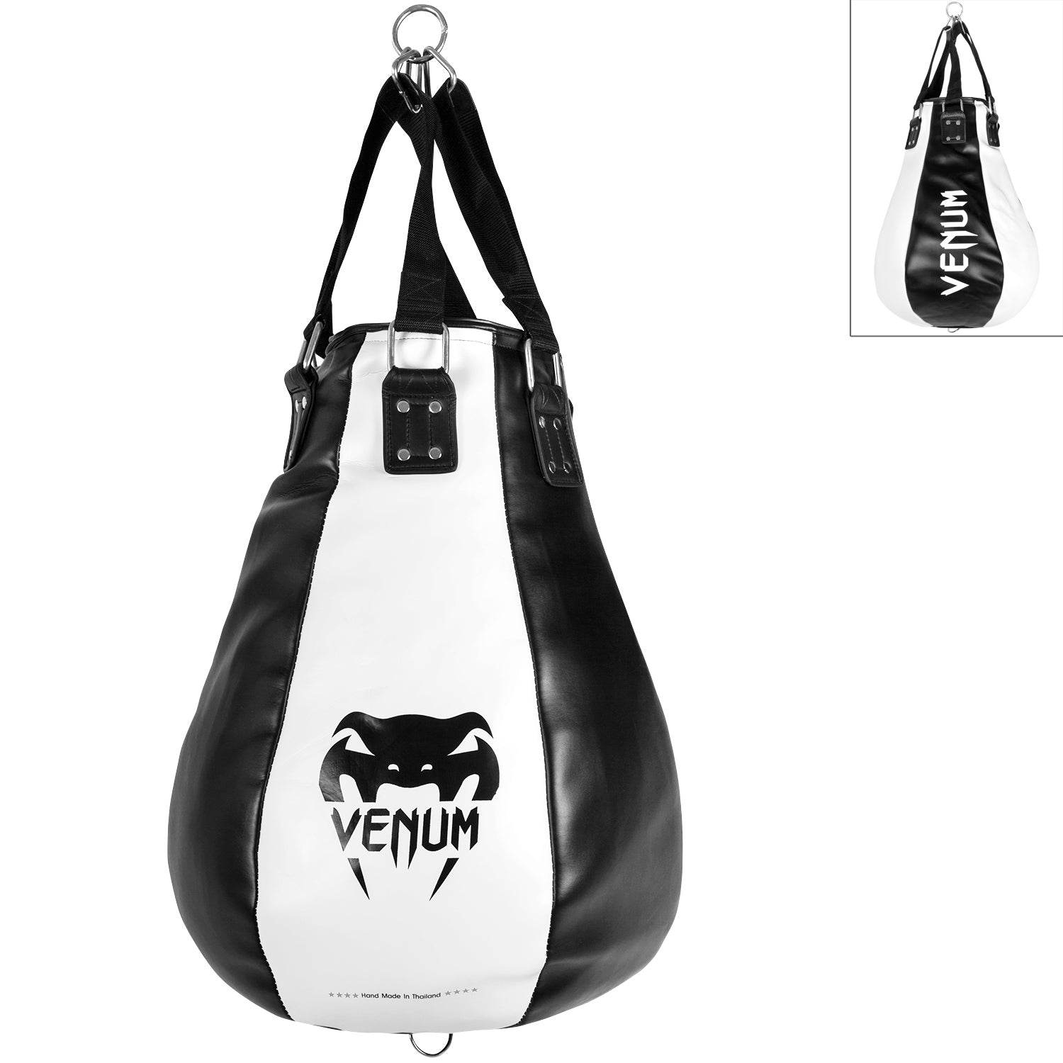 Sac à Uppercut Venum Classic - Blanc/Noir - 45 cm x 118 cm - product-type_Sacs de frappe