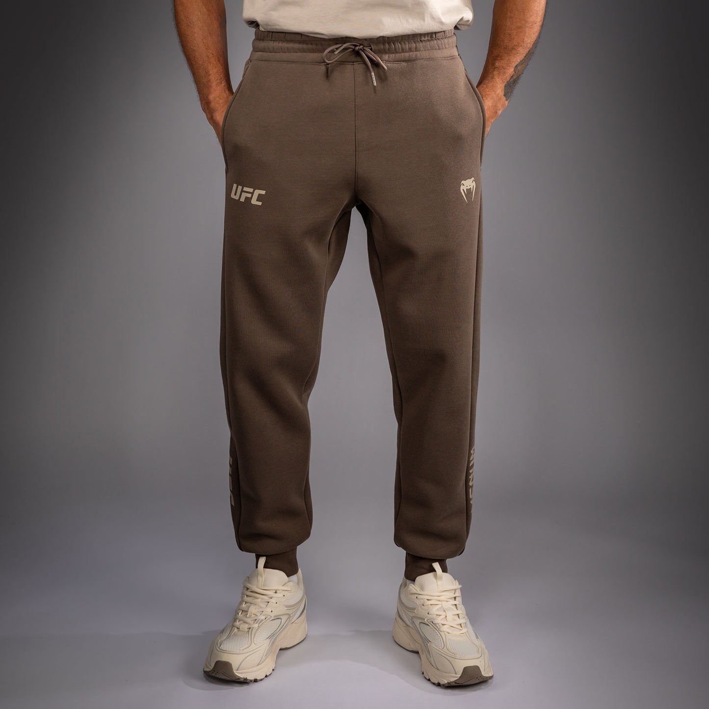 Pantalon en Coton pour Homme Venum UFC Unity by Venum Authentic Fight Week - Marron