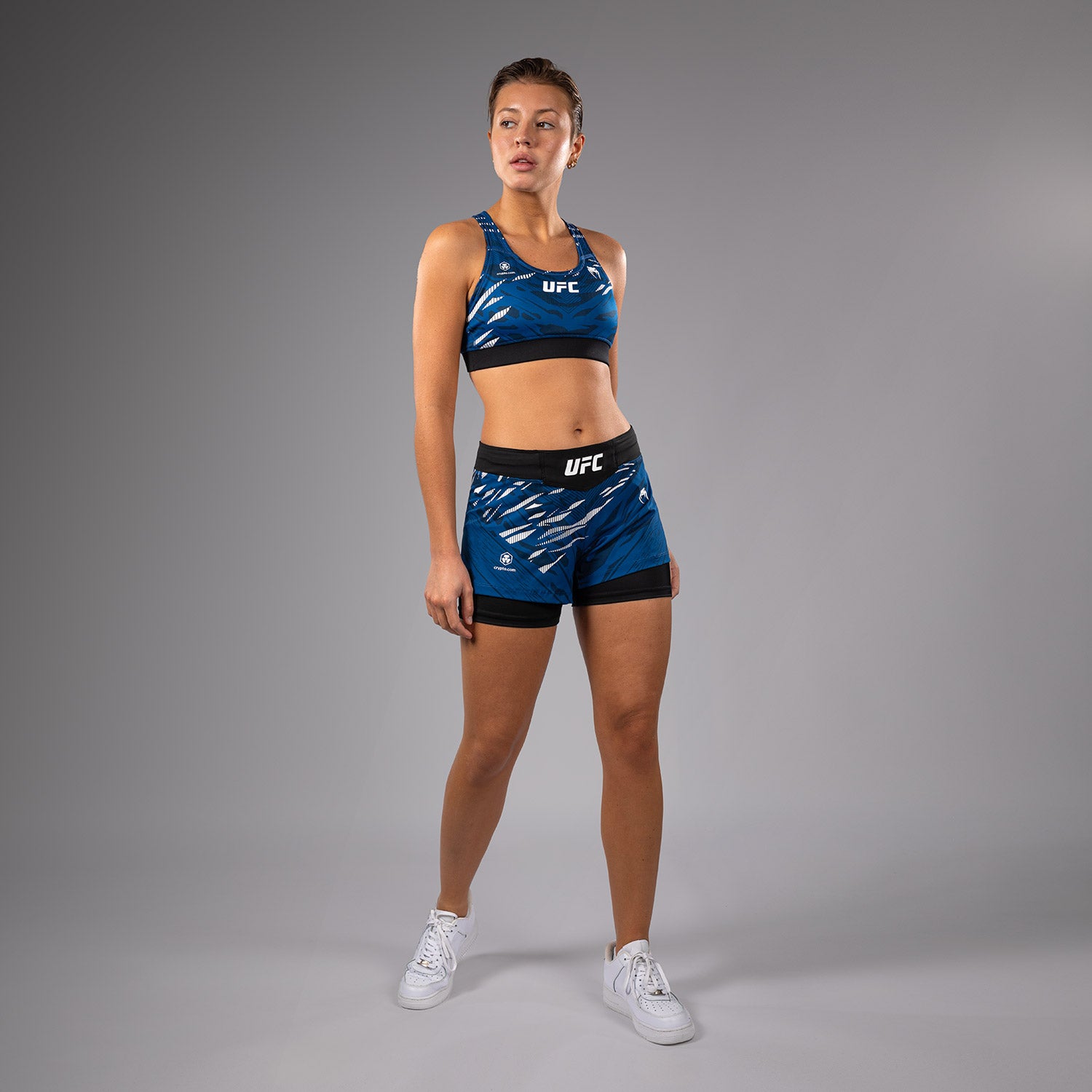 Shorts de Combat pour Femmes UFC Fusion by Venum Authentic Fight Night - Bleu - product-type_Shorts de MMA