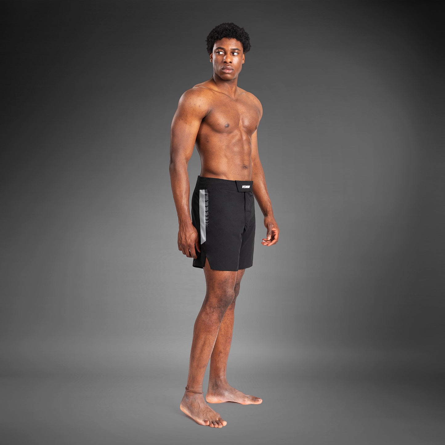 Short de Combat pour Hommes Venum Tempest - Noir/Gris - product-type_Shorts de MMA