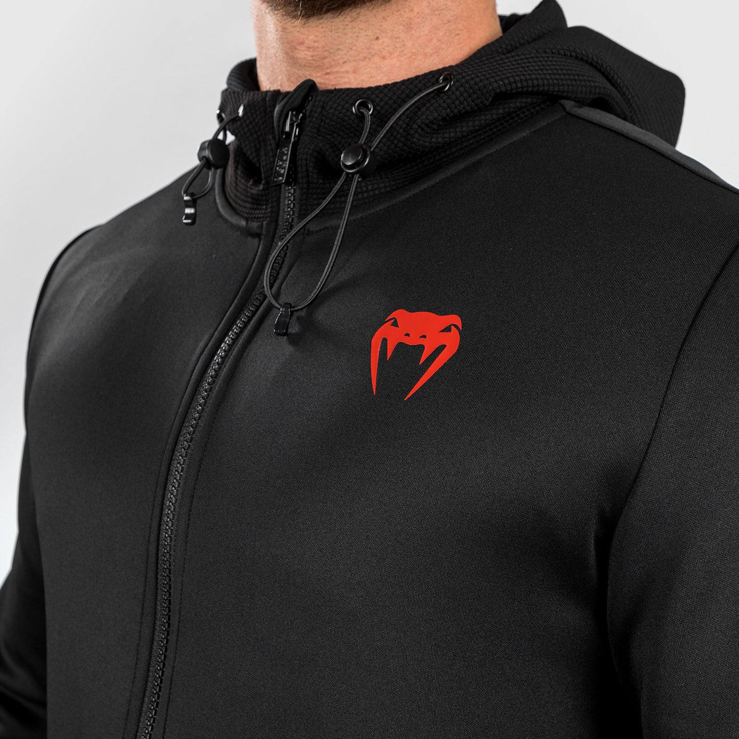 Sweatshirt zippé à capuche pour Hommes UFC Adrenaline by Venum Fight Week - Noir - product-type_Sweatshirts