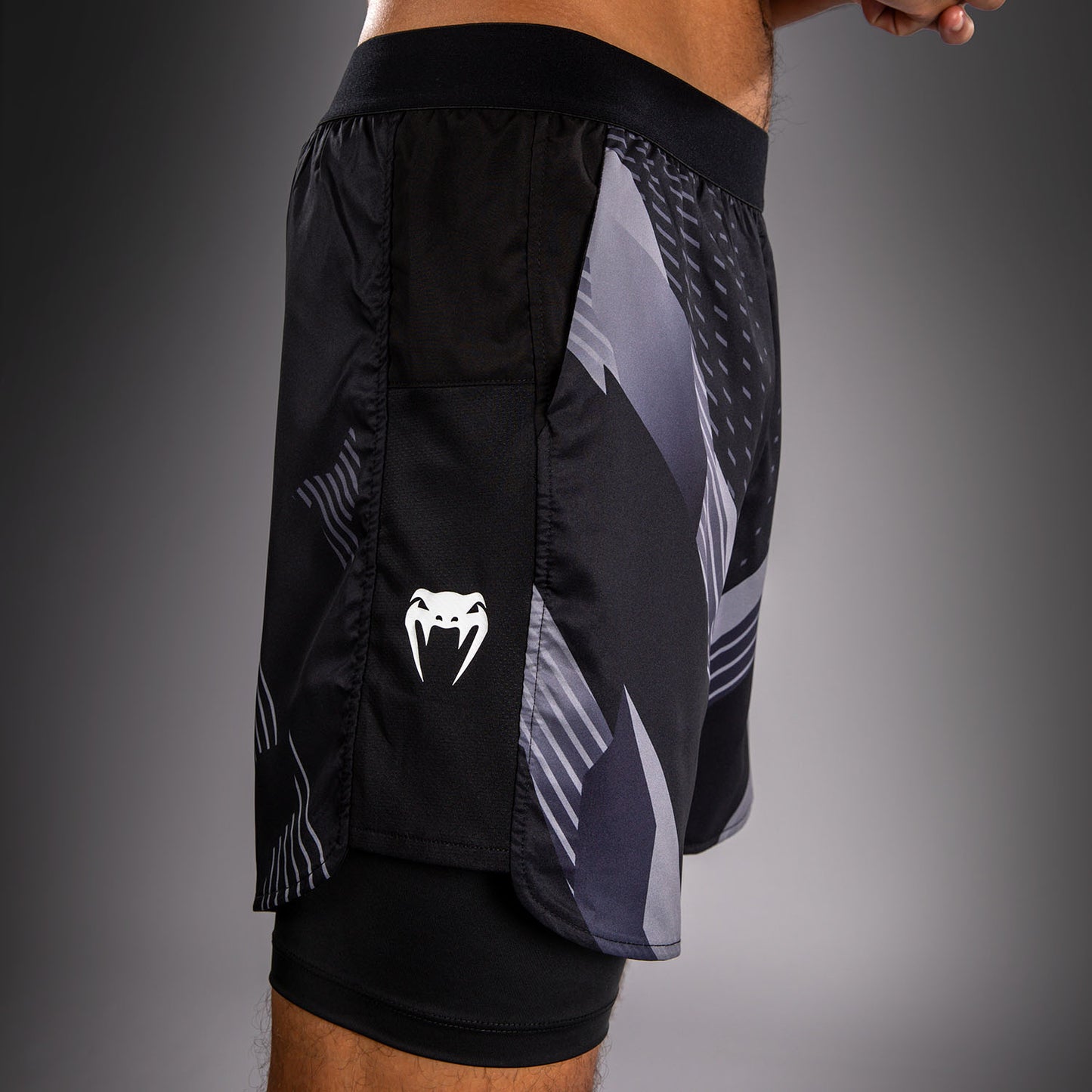Short d’Entraînement Venum No-Gi 6.0 - Noir/Blanc