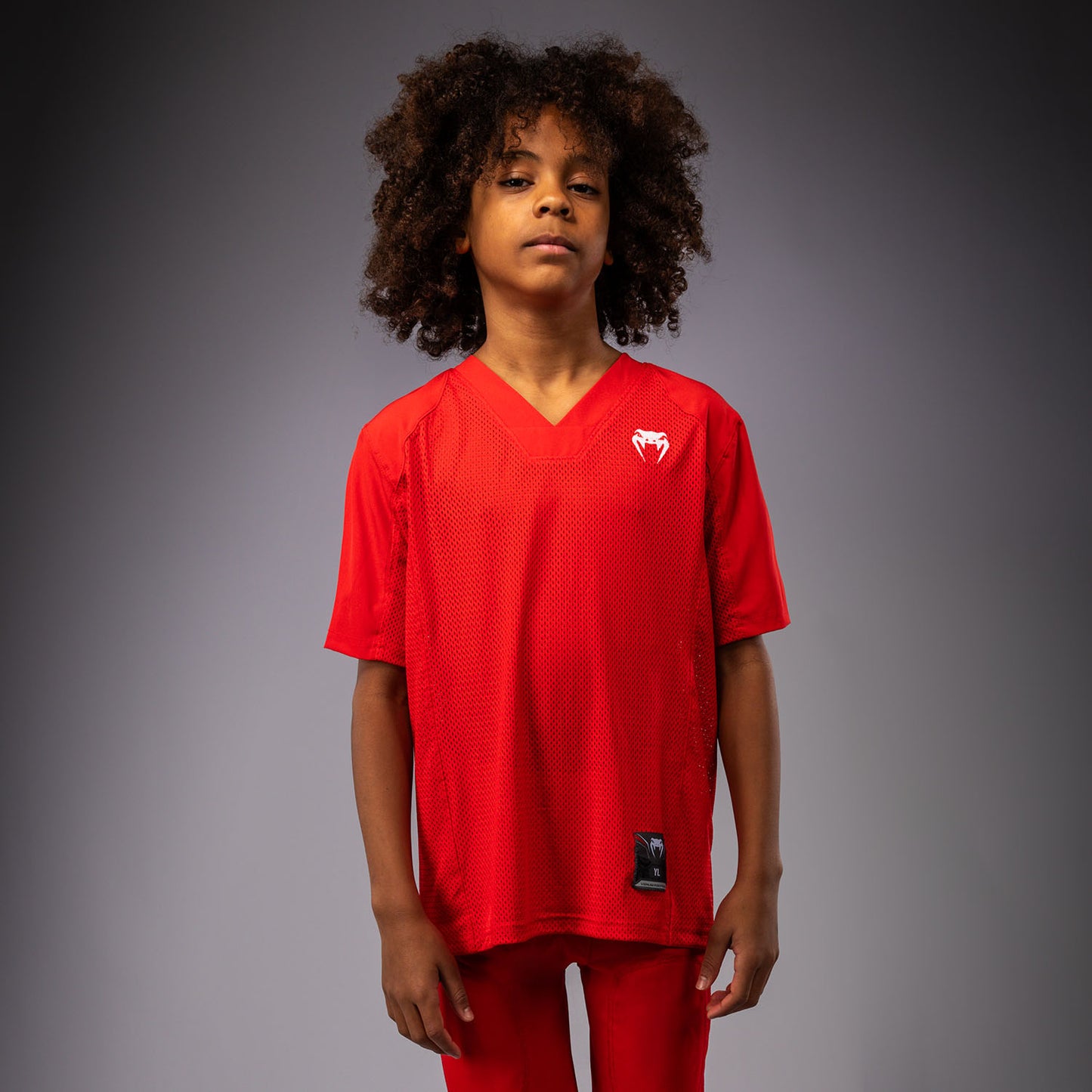 Maillot à manches Courtes pour Enfants Venum Elite Football - Rouge - product-type_T-Shirts Dry Tech