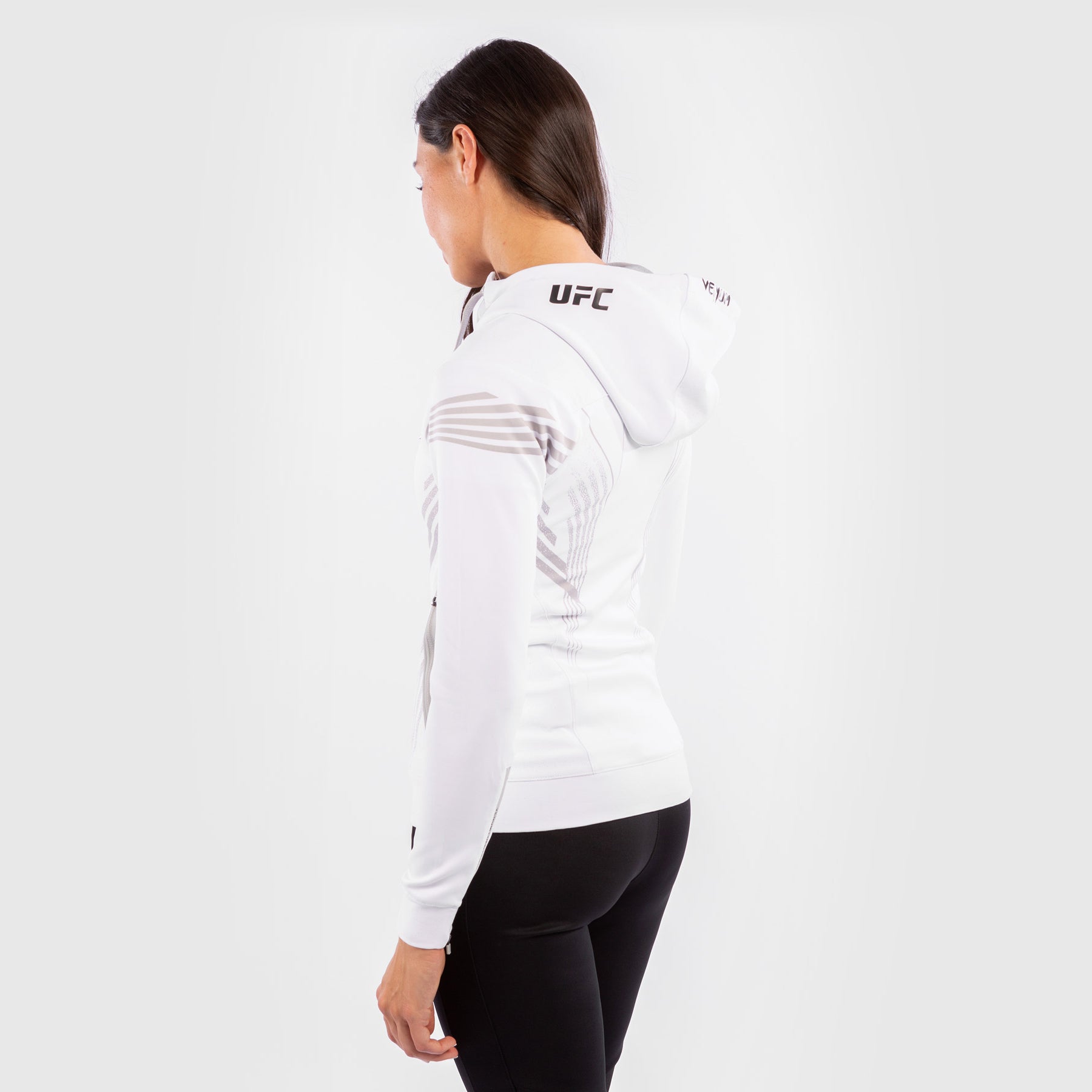 Sweatshirt à Capuche Femme Personnalisé UFC Venum Authentic Fight Night - Blanc - product-type_Vestes