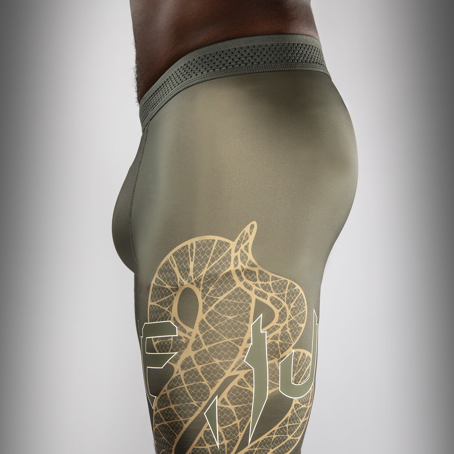 Short de Compression Venum Serpenti – Kaki/Bronze/Ivoire - product-type_Shorts de compression