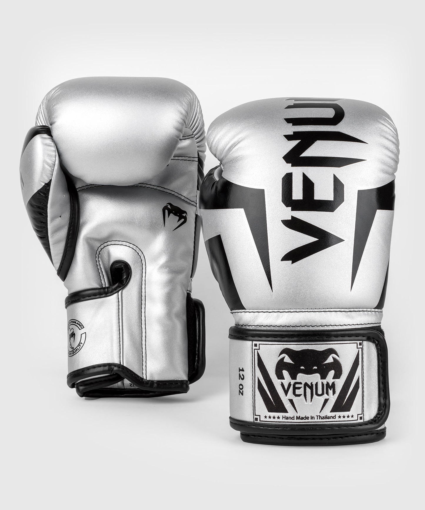 Gants de boxe Venum Elite - Argent/Noir - product-type_Gants de boxe