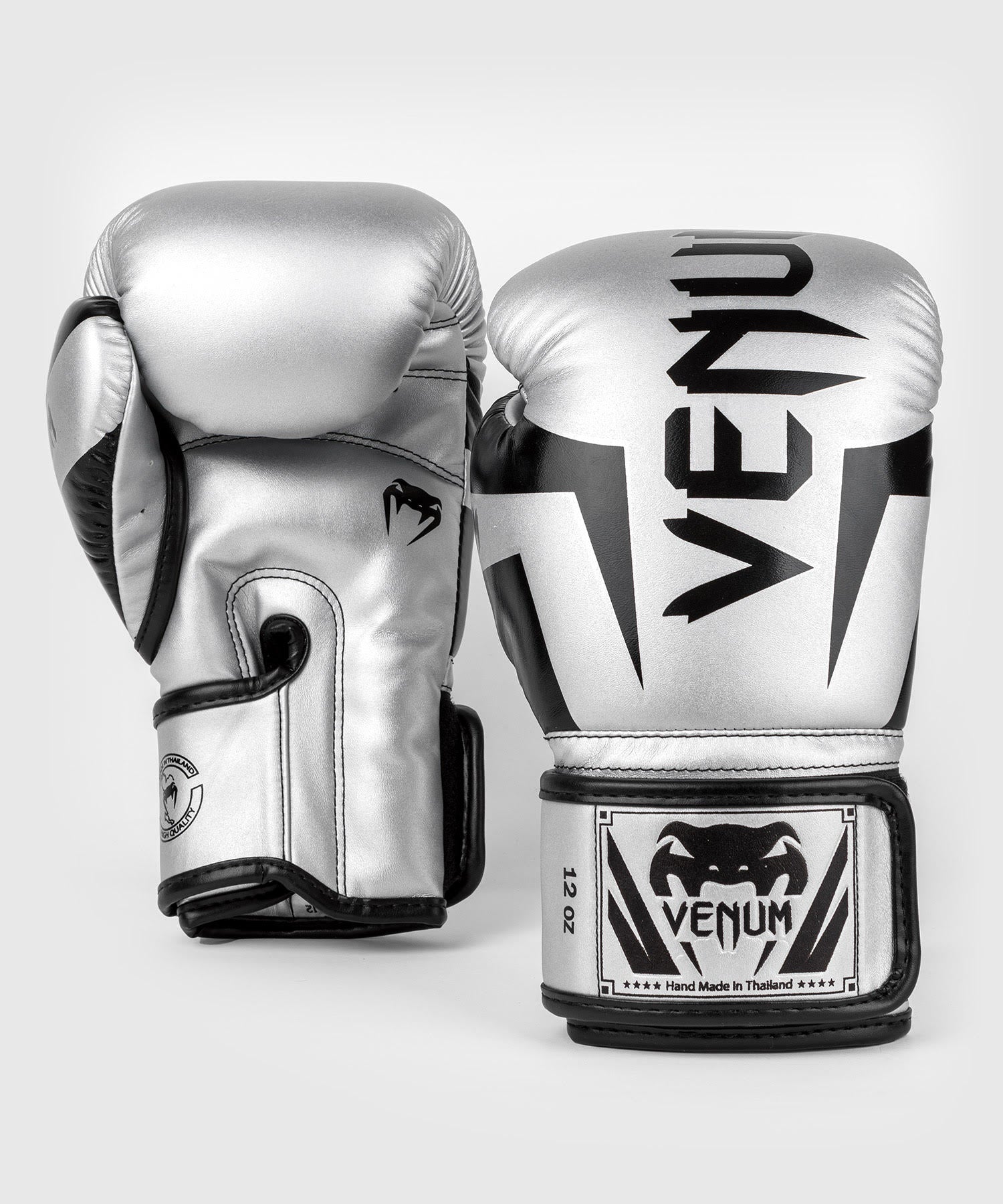 Gants de boxe Venum Elite - Argent/Noir - product-type_Gants de boxe