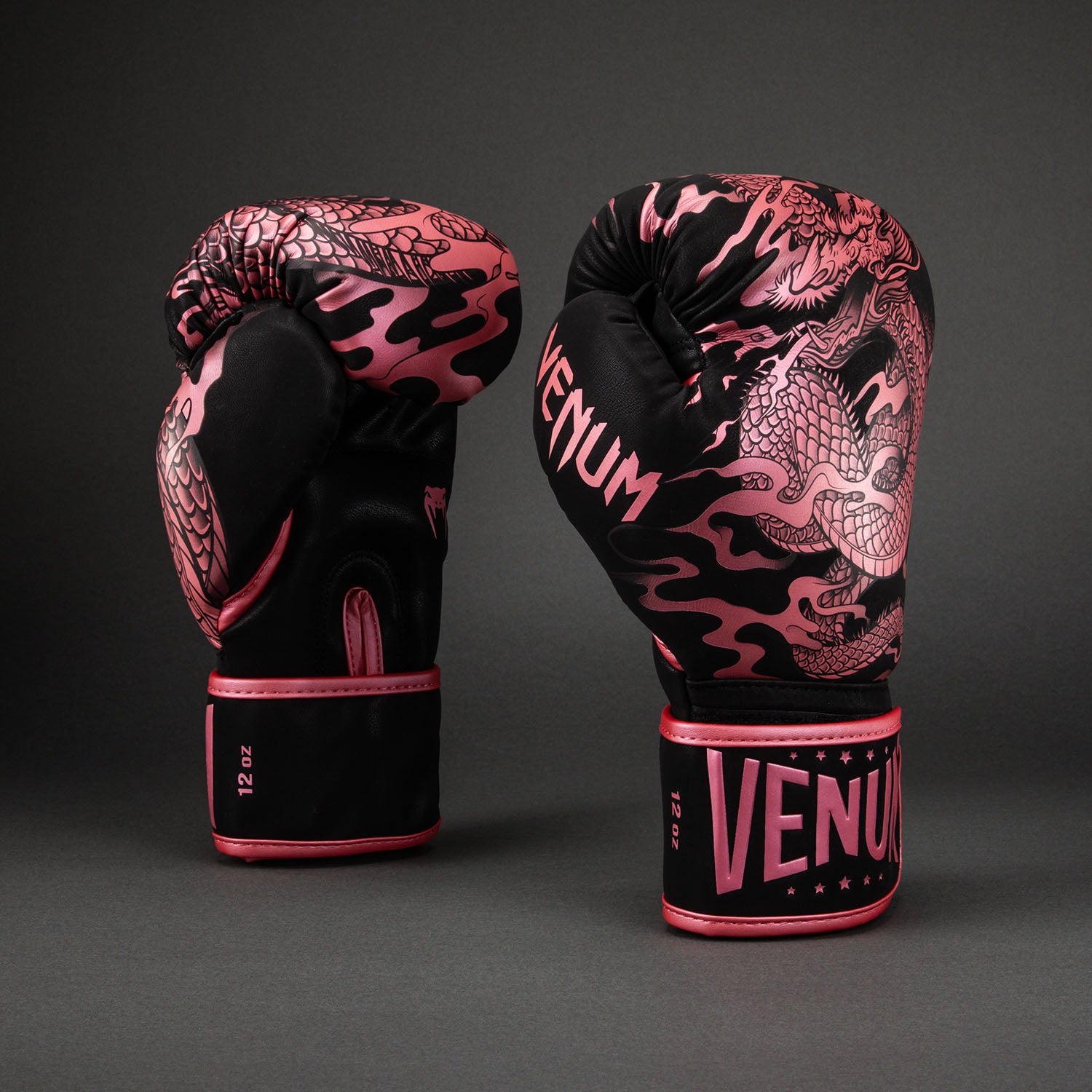 Gants de boxe Dragon's Flight - Noir/Rose métallisé - product-type_Gants de boxe