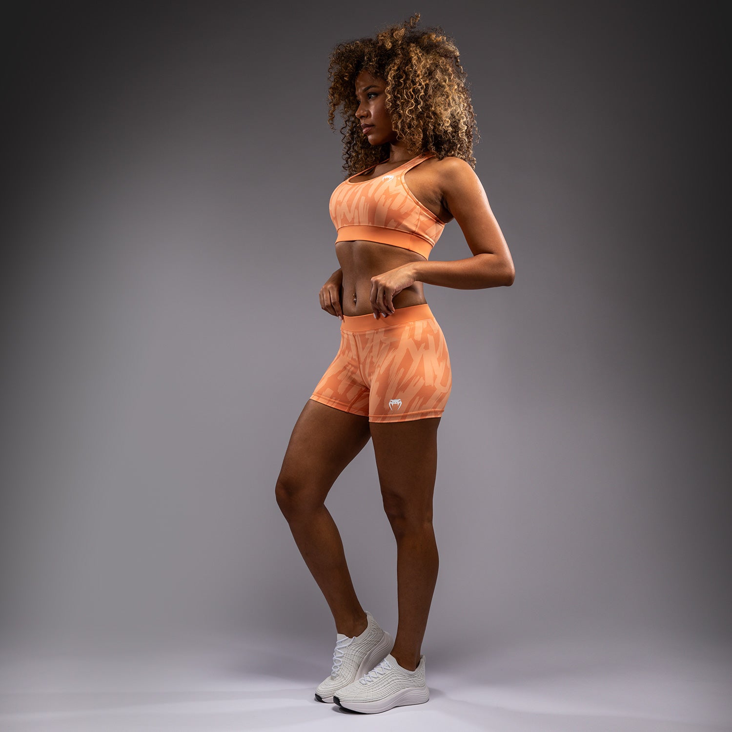 Shorts de Compression pour Femmes Venum Graffiti - Abricot Velours - product-type_Cycliste