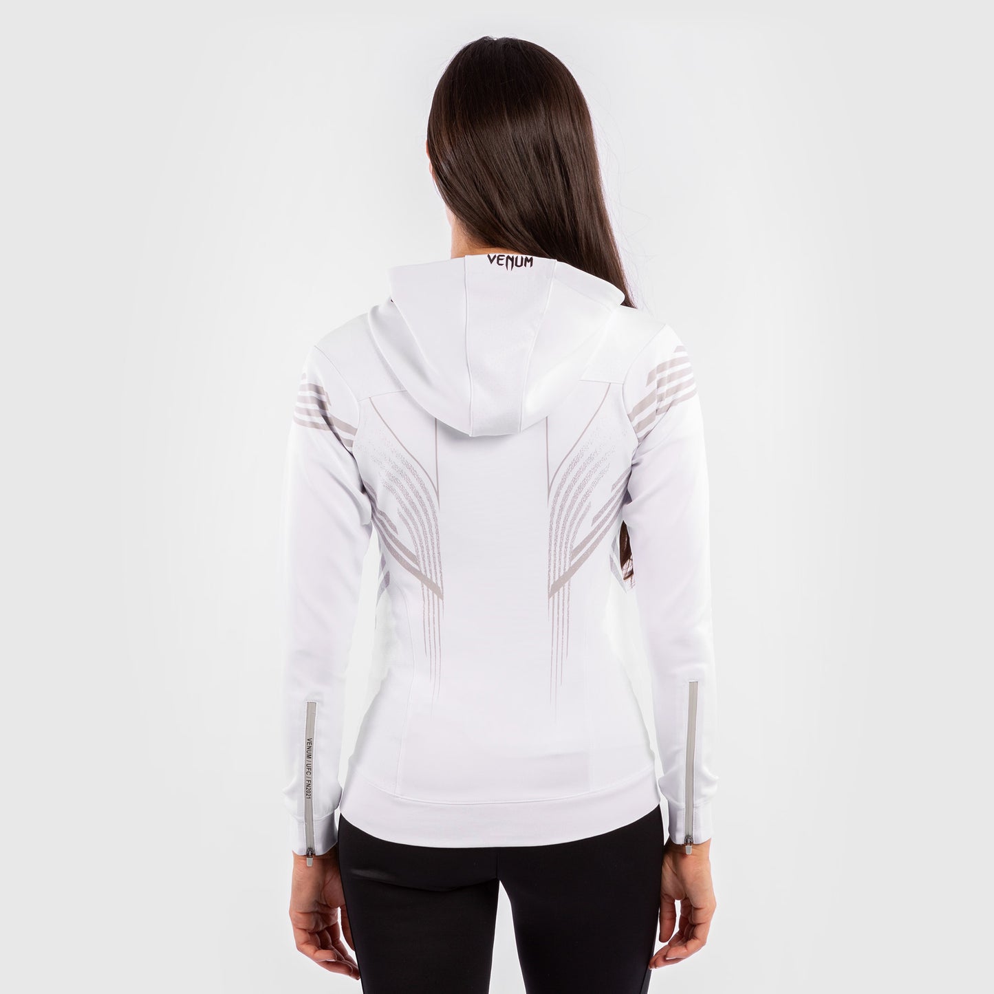 Sweatshirt à Capuche Femme Personnalisé UFC Venum Authentic Fight Night - Blanc - product-type_Vestes