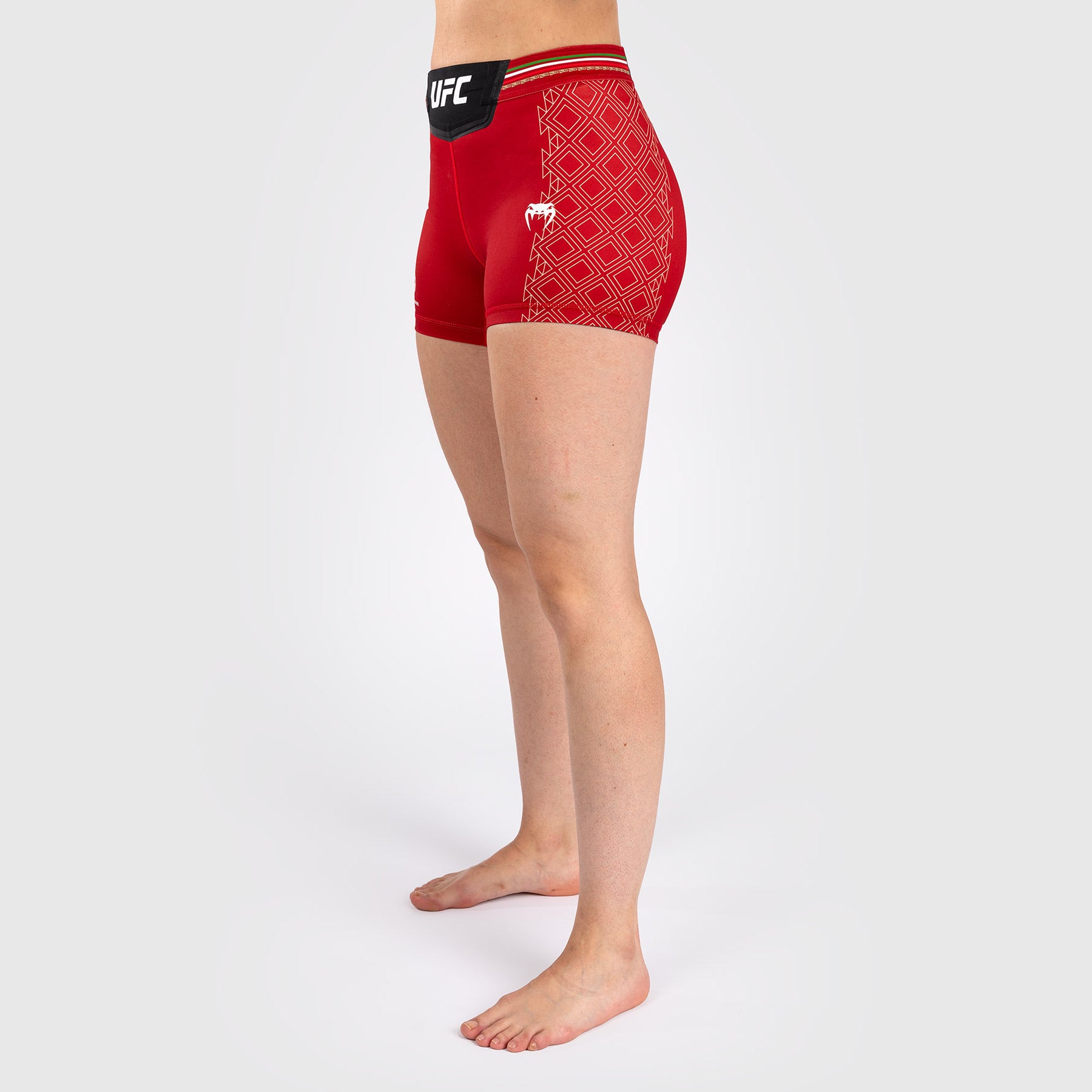 Noche UFC by Venum Authentic Fight Night Short de compression pour Femmes - Coupe courte - Rouge - product-type_Shorts de compression
